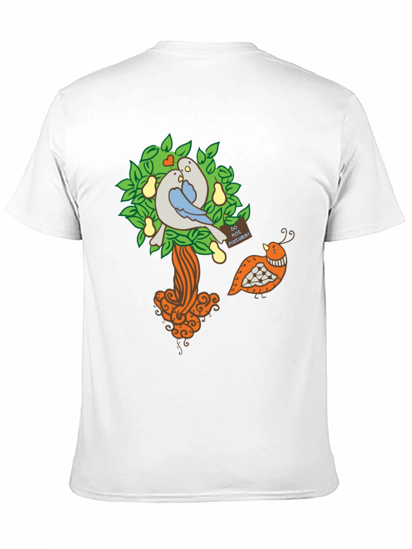 Bird Tree Graphic T-Shirt - Unique Design