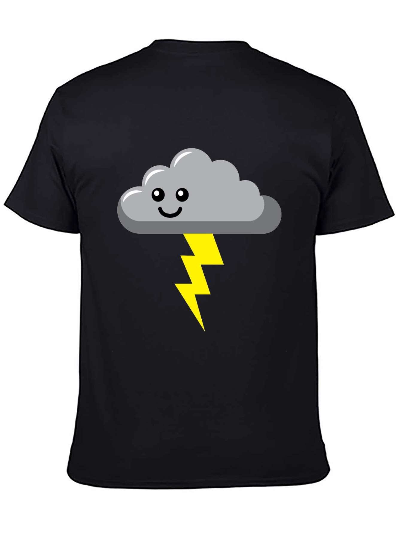 Funny Weather Cloud & Lightning Bolt Graphic Tee