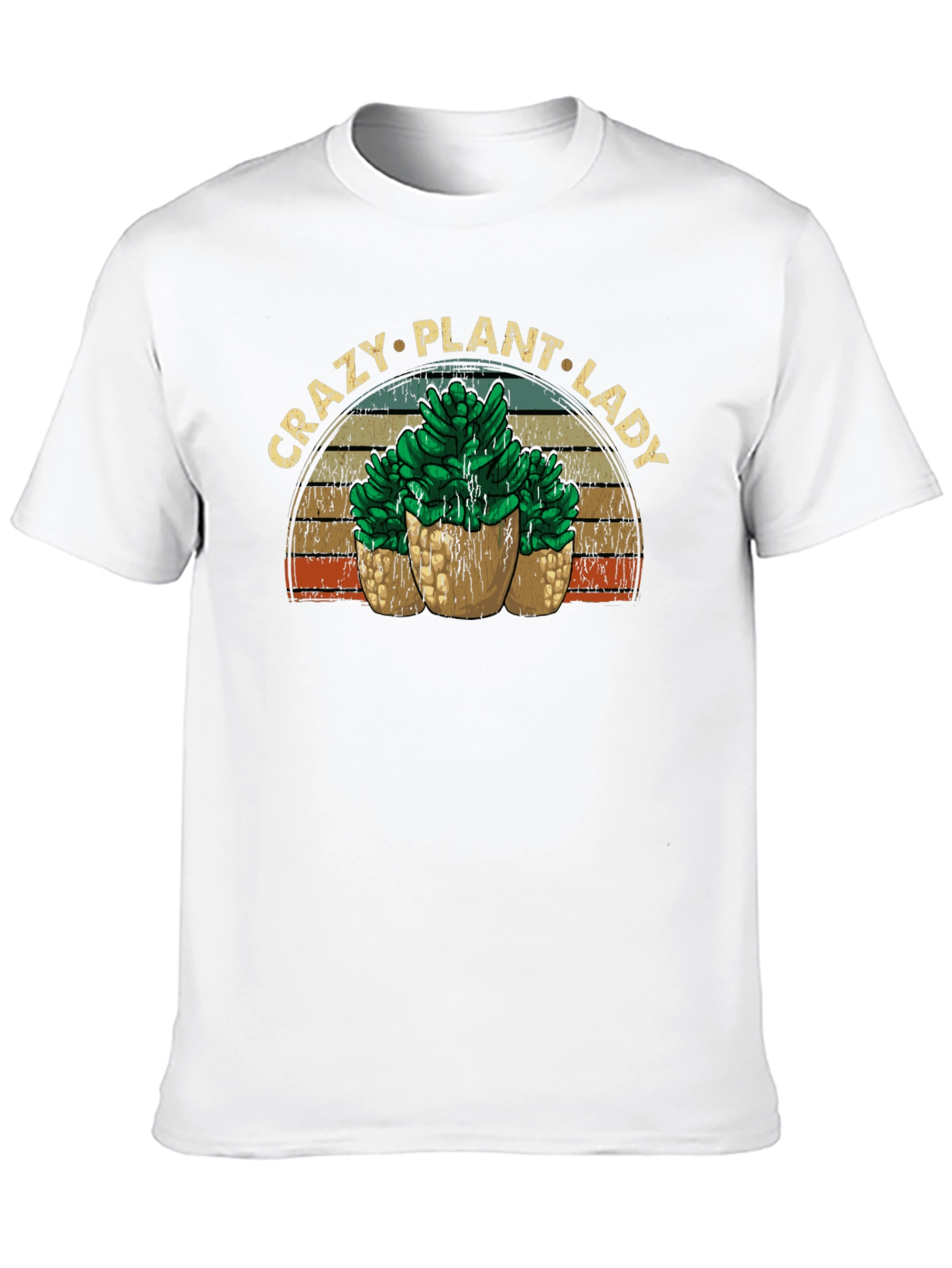 Crazy Plant Lady Graphic Tee - Black Unisex T-Shirt