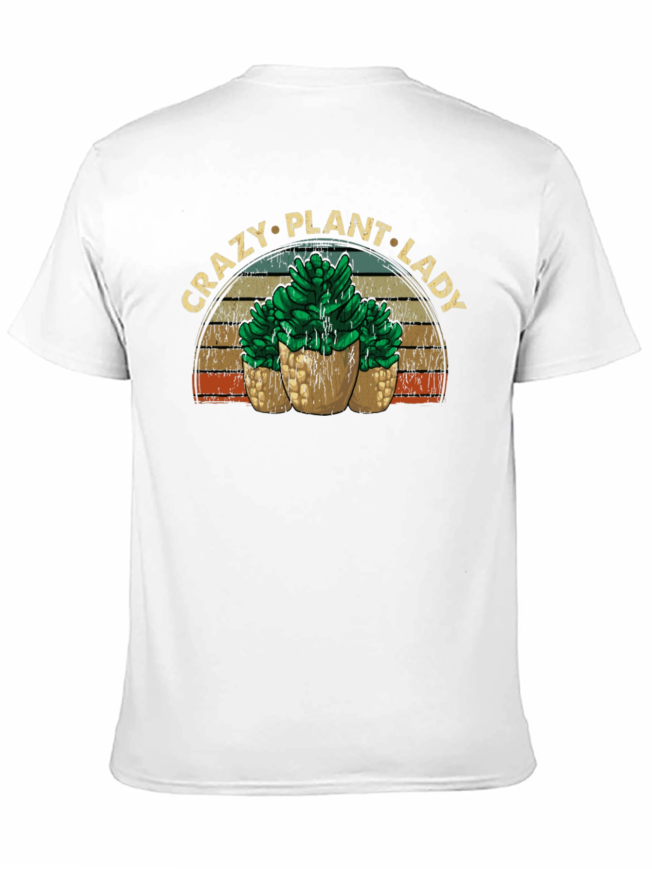 Crazy Plant Lady Graphic Tee - Black Unisex T-Shirt