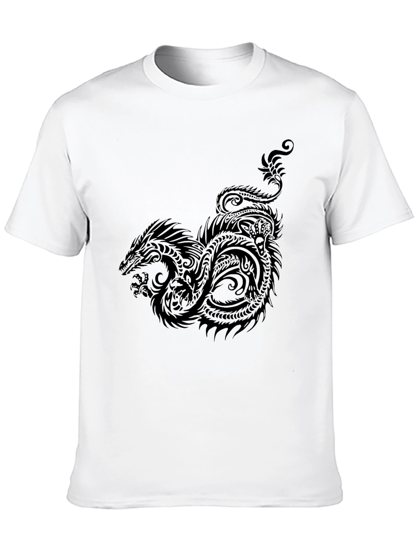 Black Dragon Graphic Tee - Mens Short Sleeve