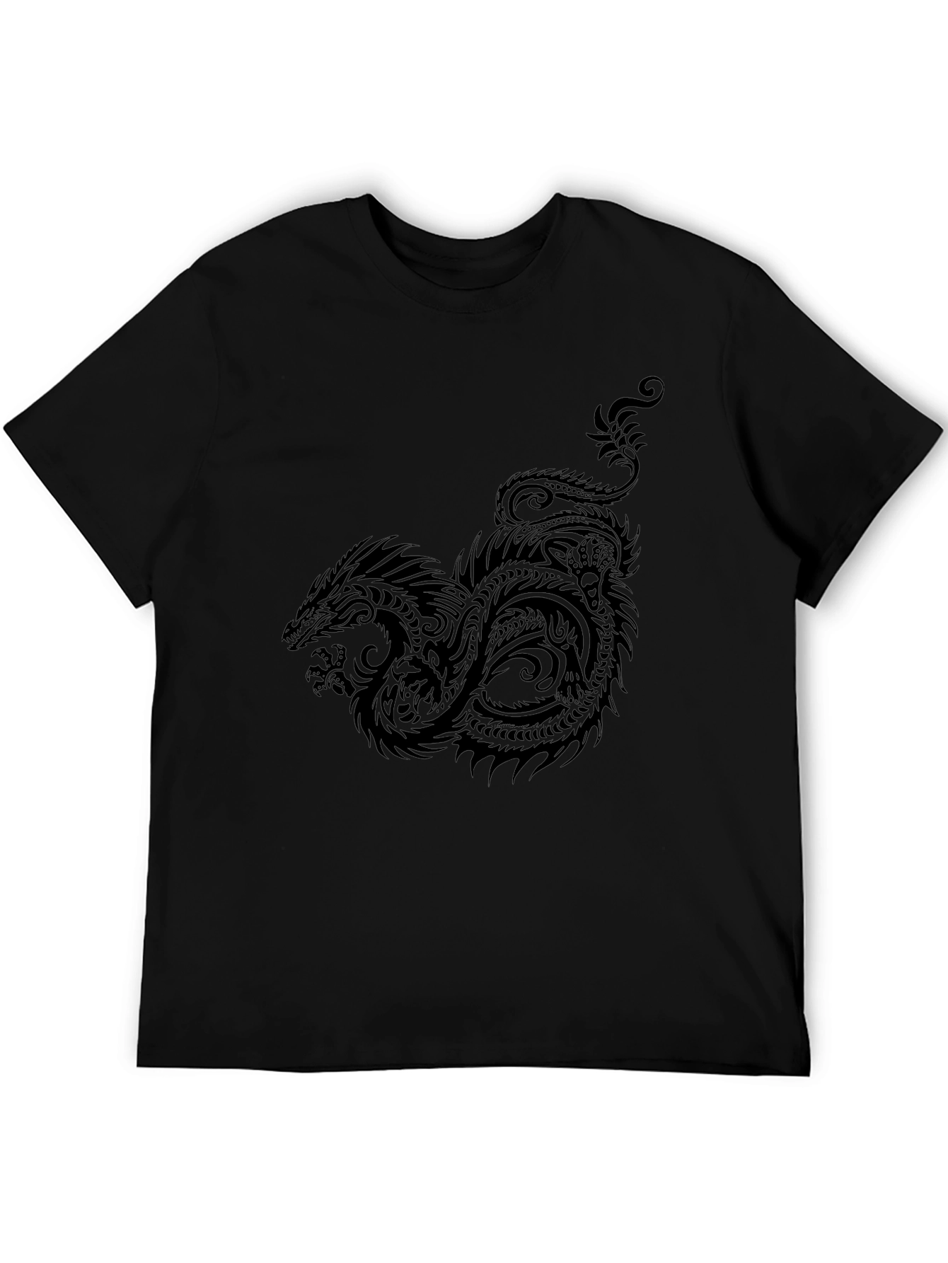 Black Dragon Graphic Tee - Mens Short Sleeve