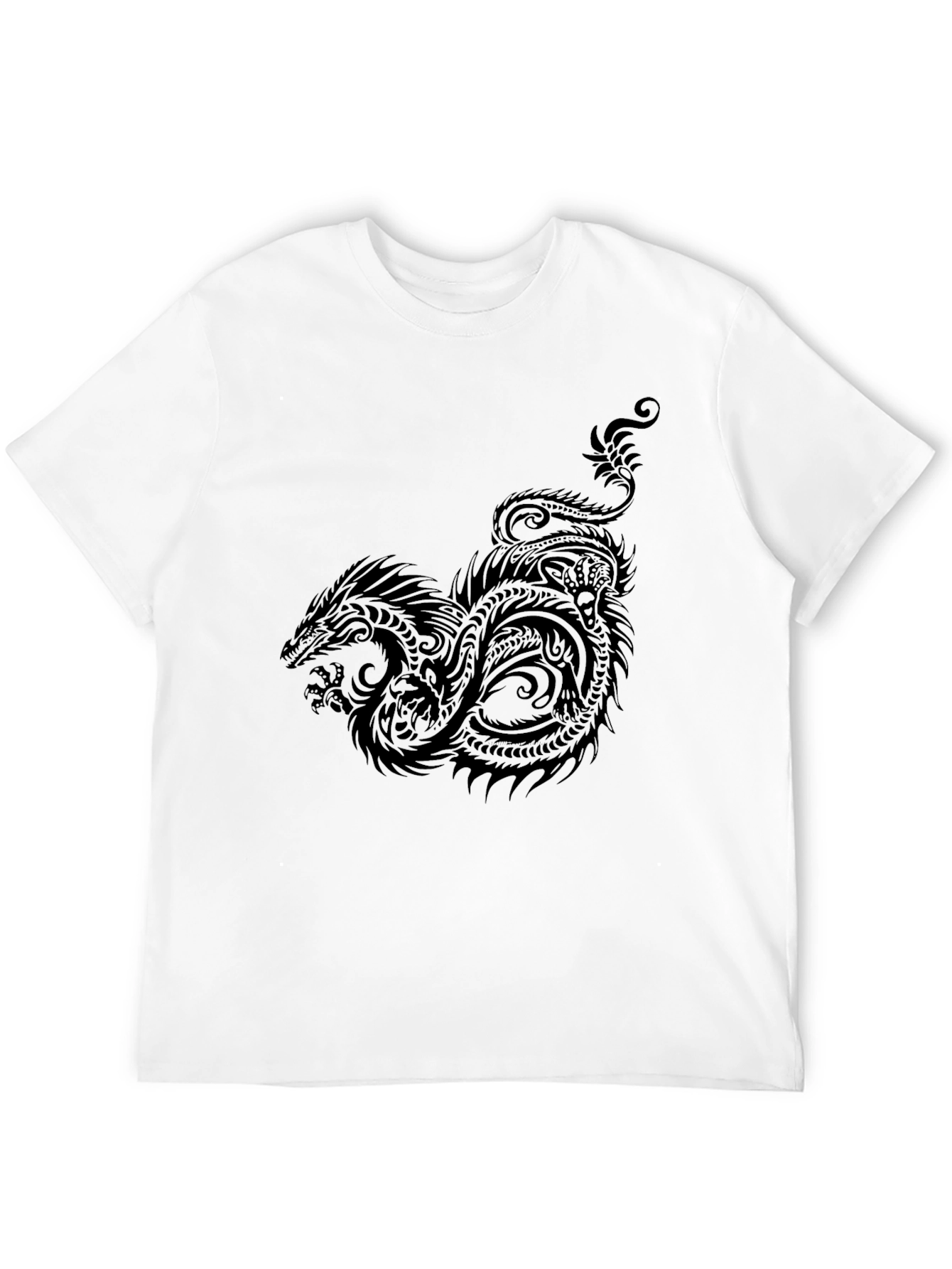 Black Dragon Graphic Tee - Mens Short Sleeve