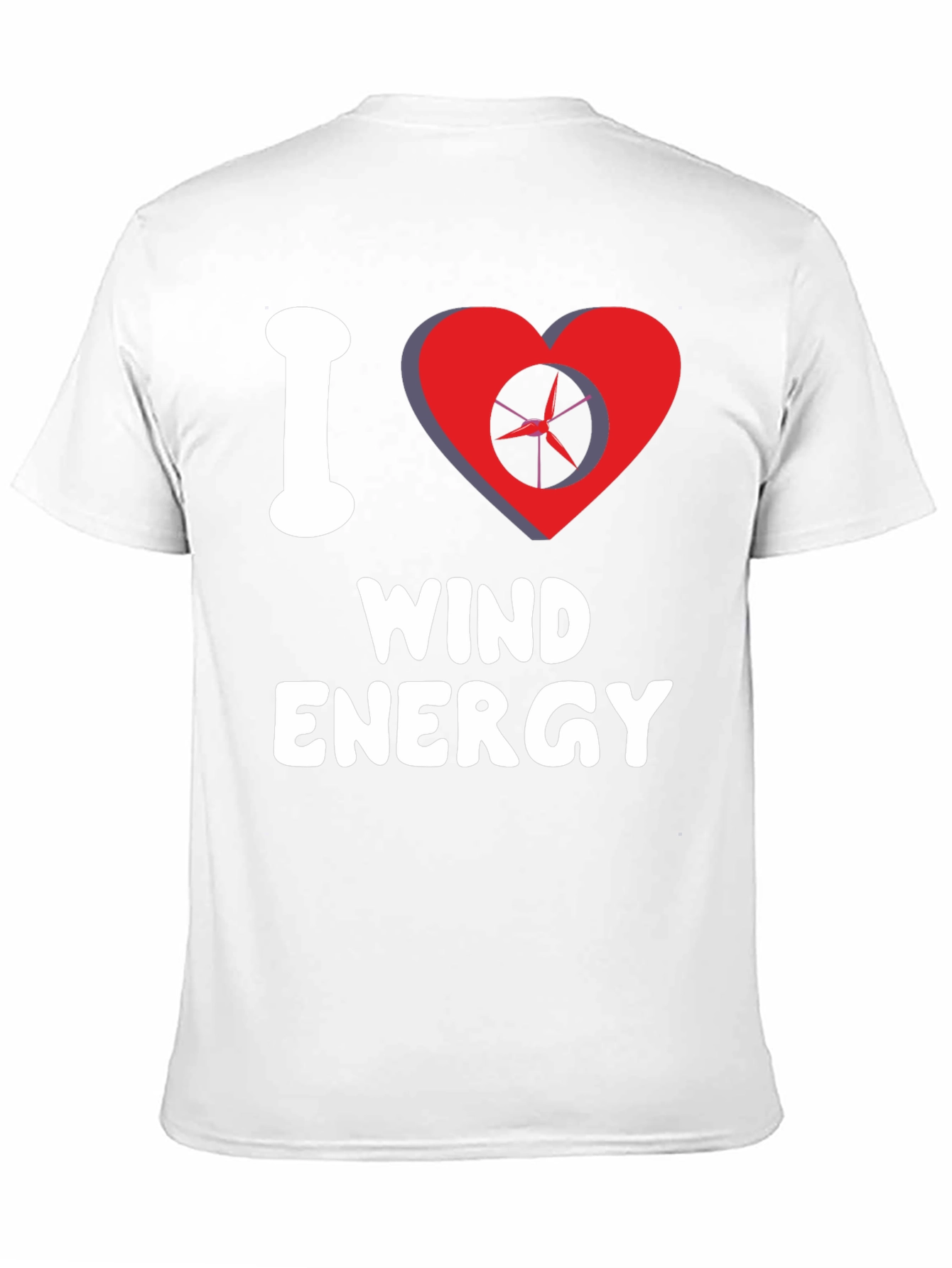 I Love Wind Energy Graphic Tee