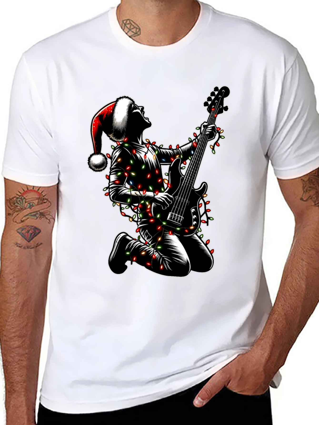 Christmas Rocker Graphic T-Shirt