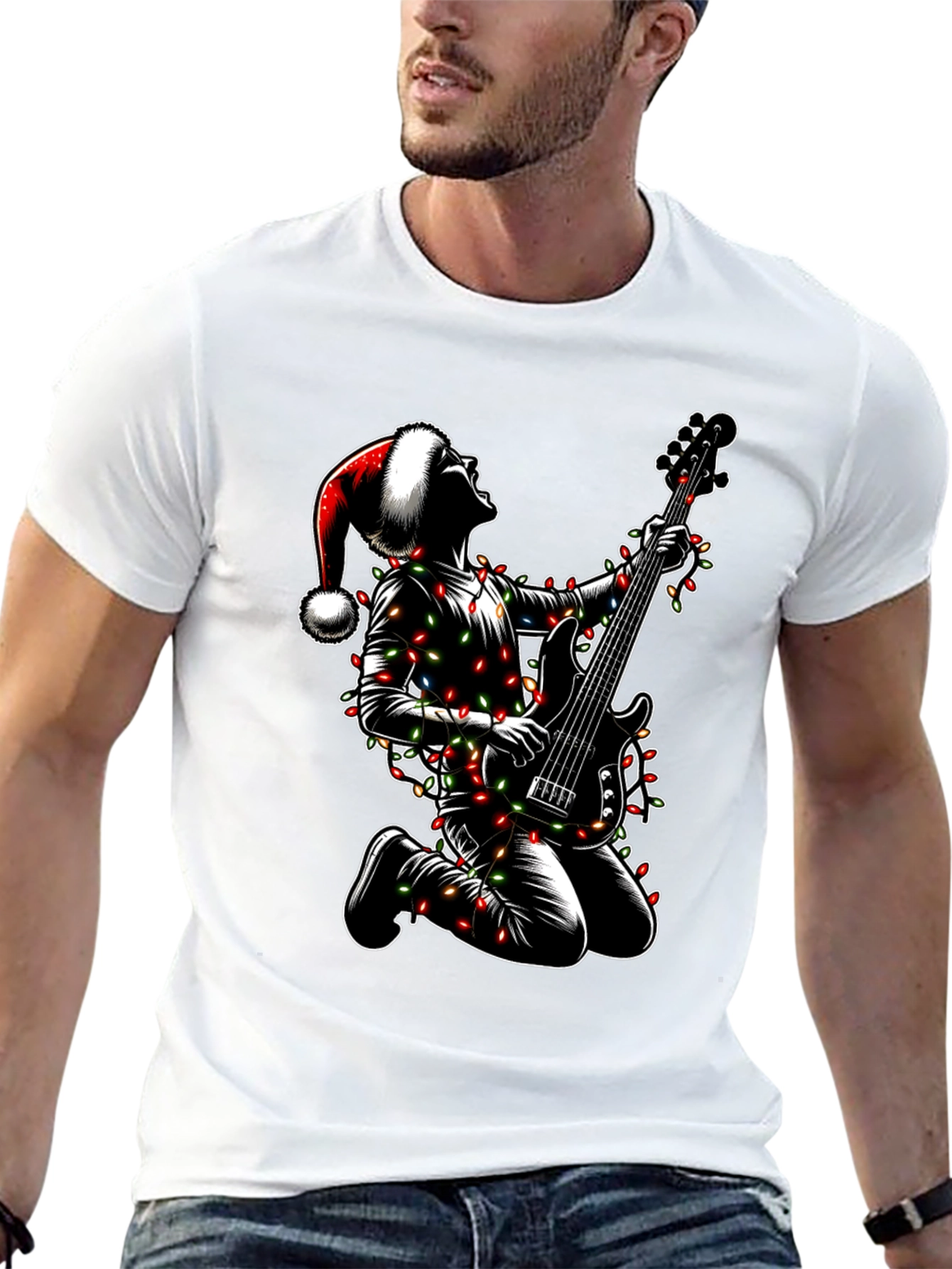 Christmas Rocker Graphic T-Shirt