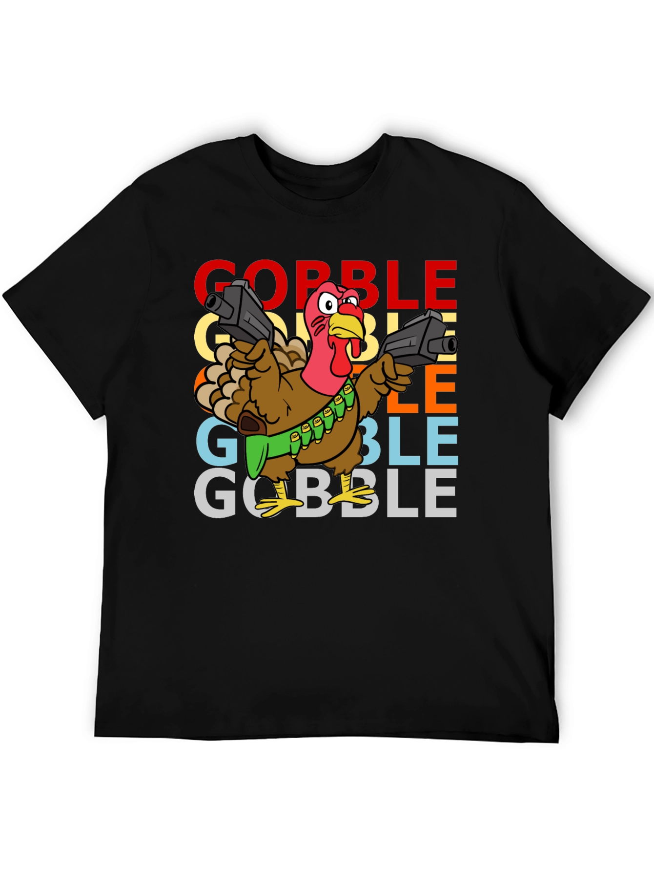 Gobble Thanksgiving Turkey T-Shirt