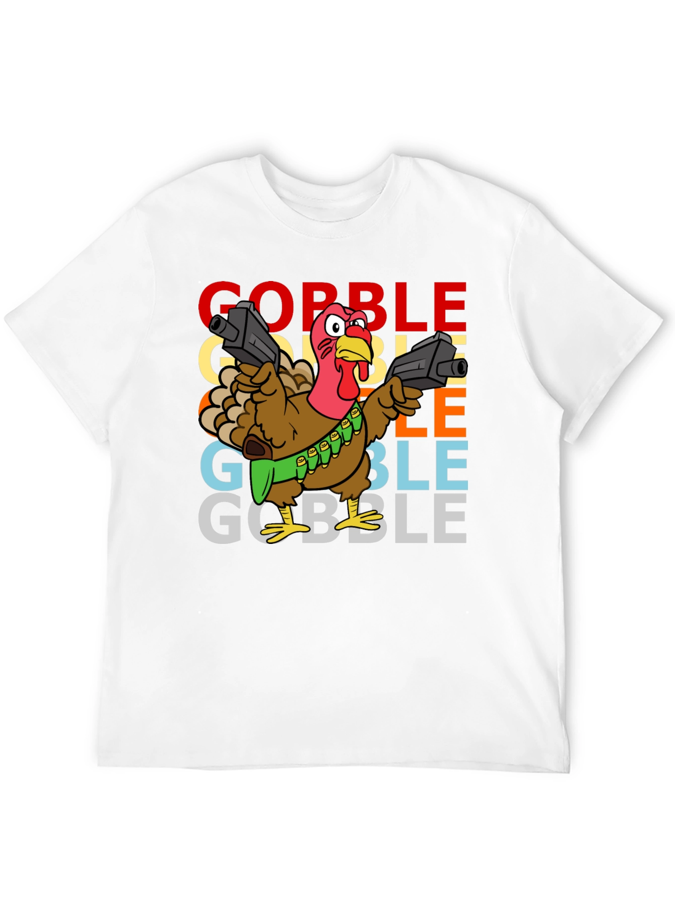 Gobble Thanksgiving Turkey T-Shirt