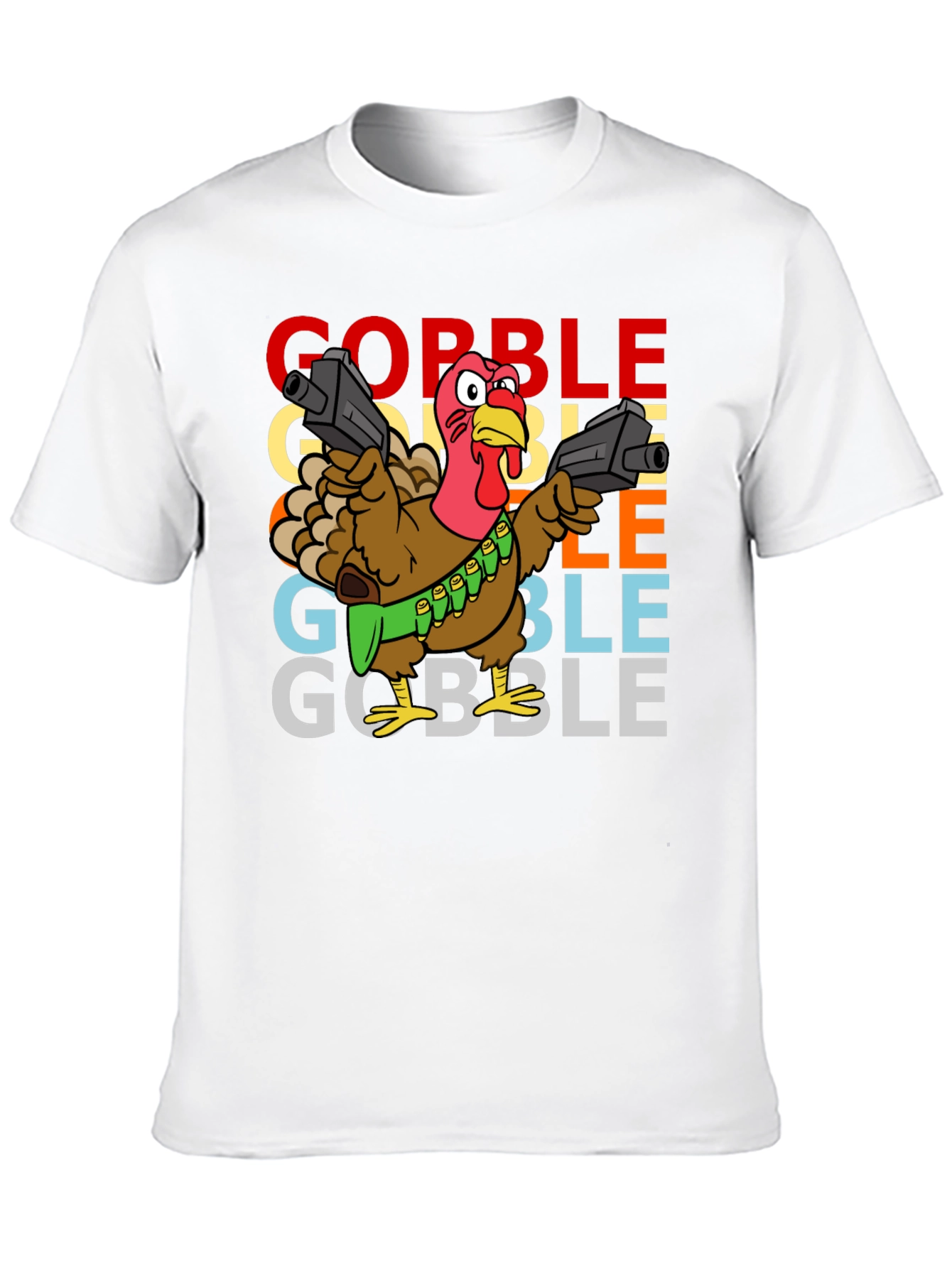 Gobble Thanksgiving Turkey T-Shirt
