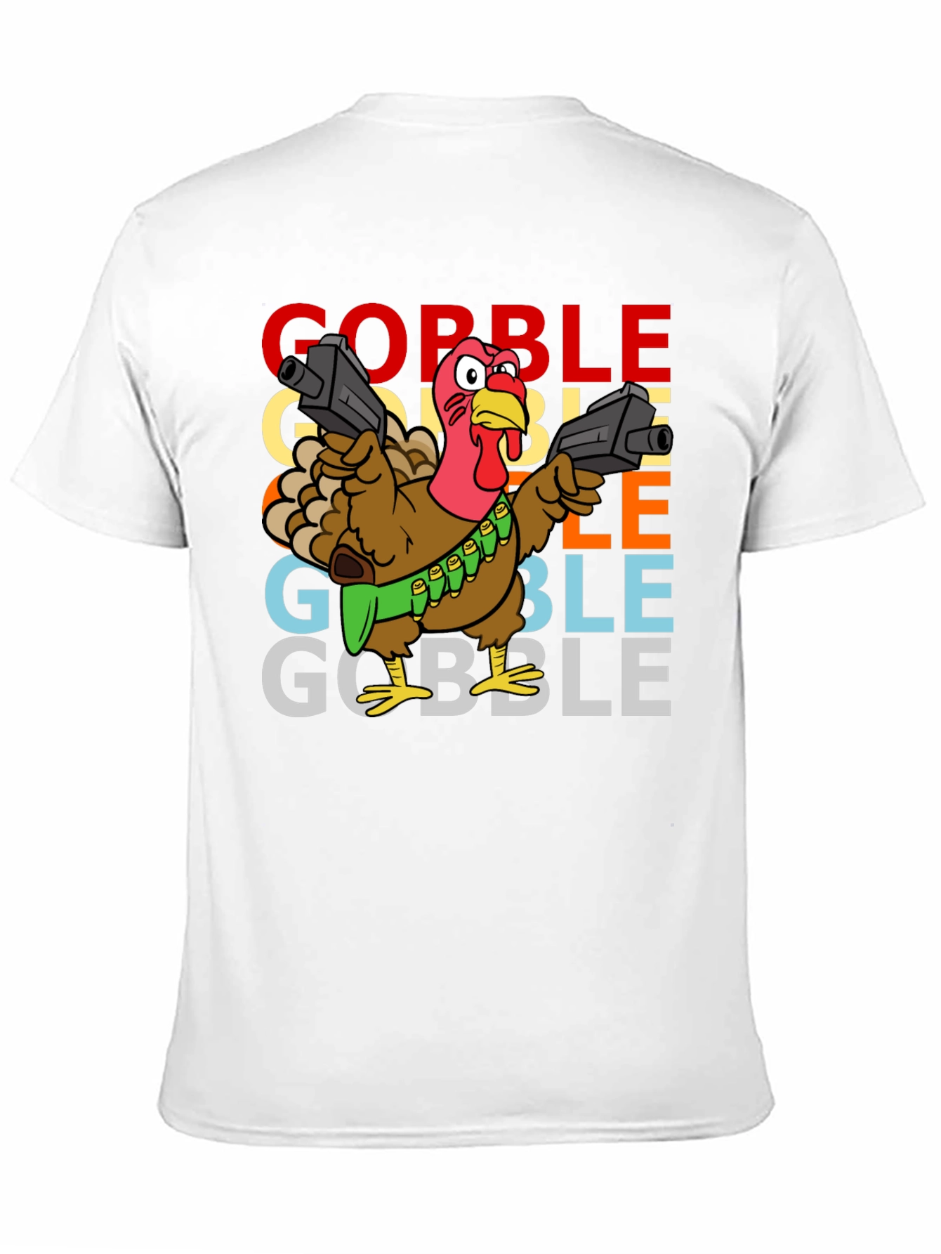 Gobble Thanksgiving Turkey T-Shirt