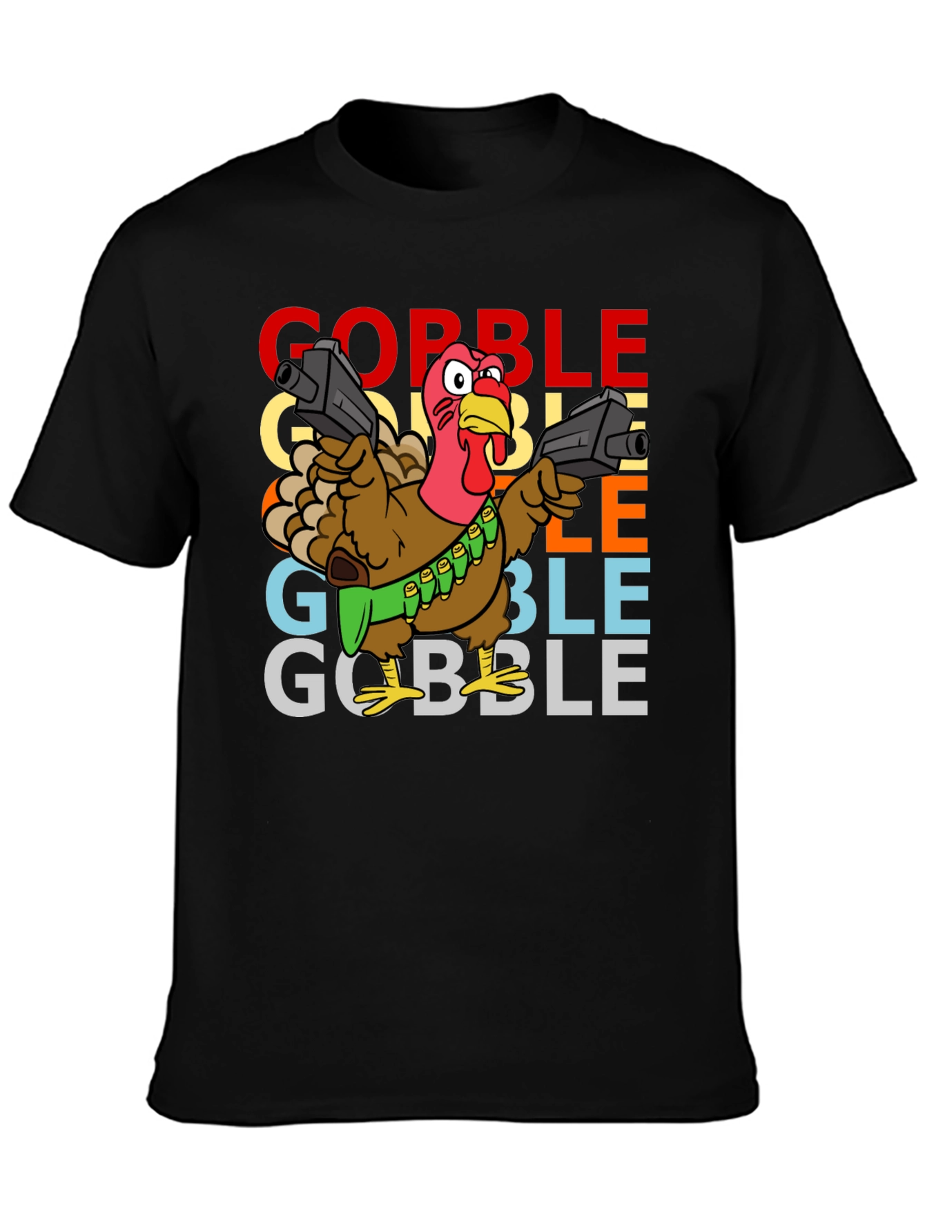Gobble Thanksgiving Turkey T-Shirt