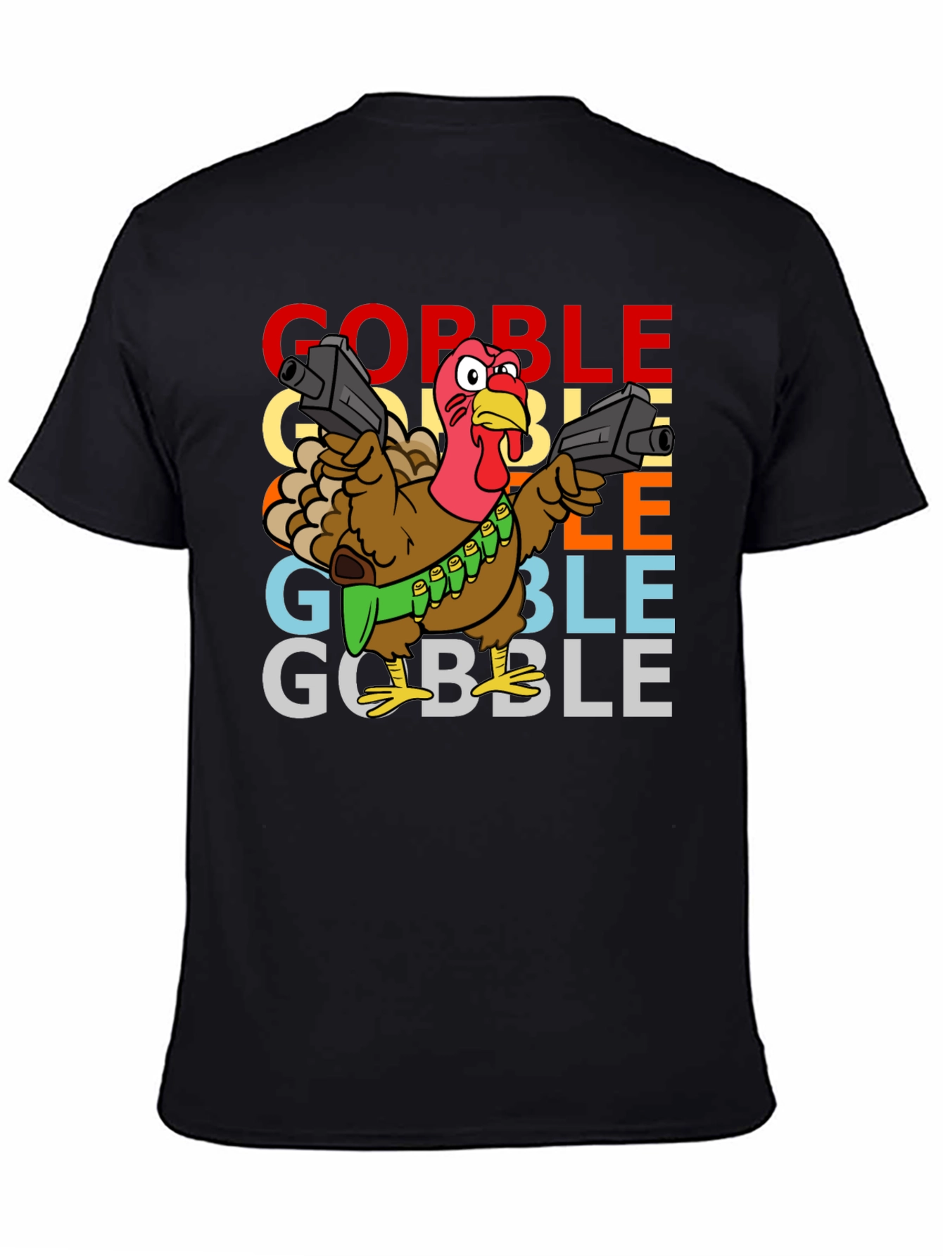 Gobble Thanksgiving Turkey T-Shirt