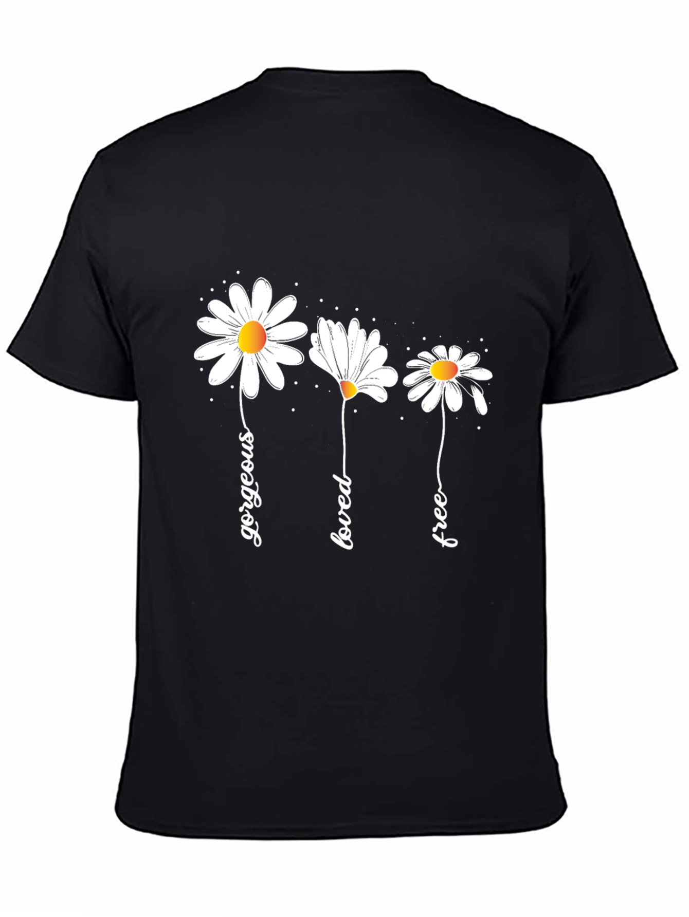 Gorgeous Loved Free Daisy Graphic Tee