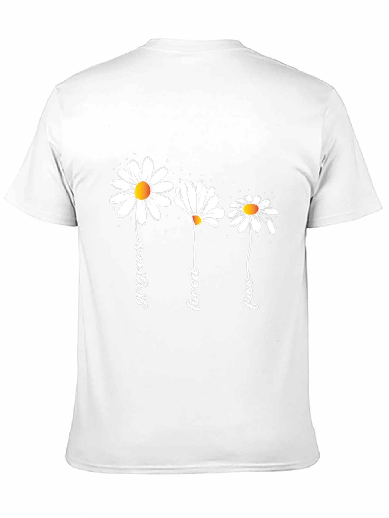 Gorgeous Loved Free Daisy Graphic Tee