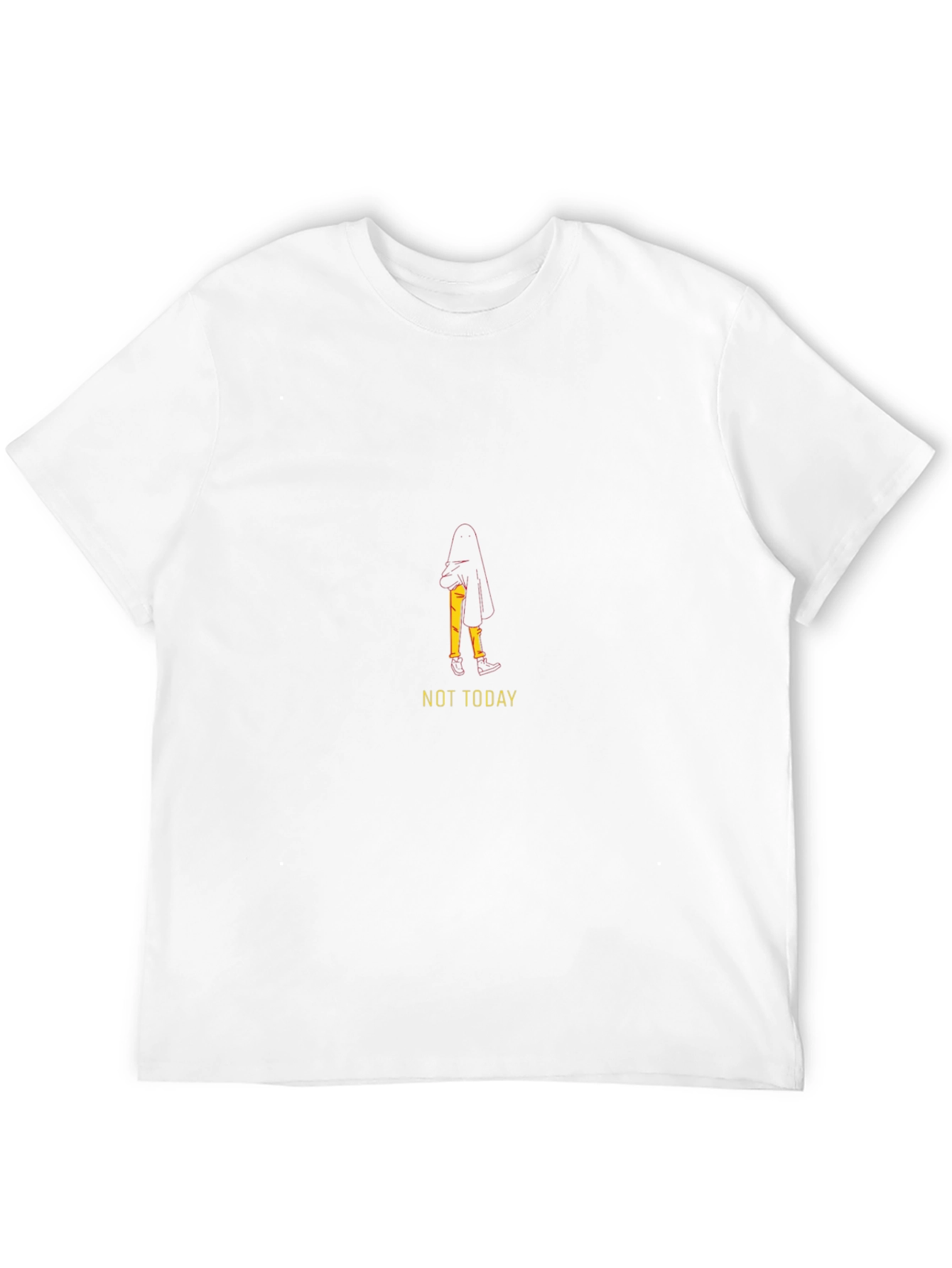 Not Today Graphic Tee - Black Casual T-Shirt