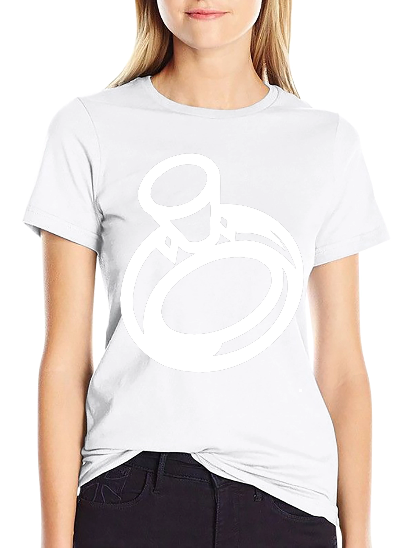Ring Graphic Tee - Stylish Mens Black T-Shirt