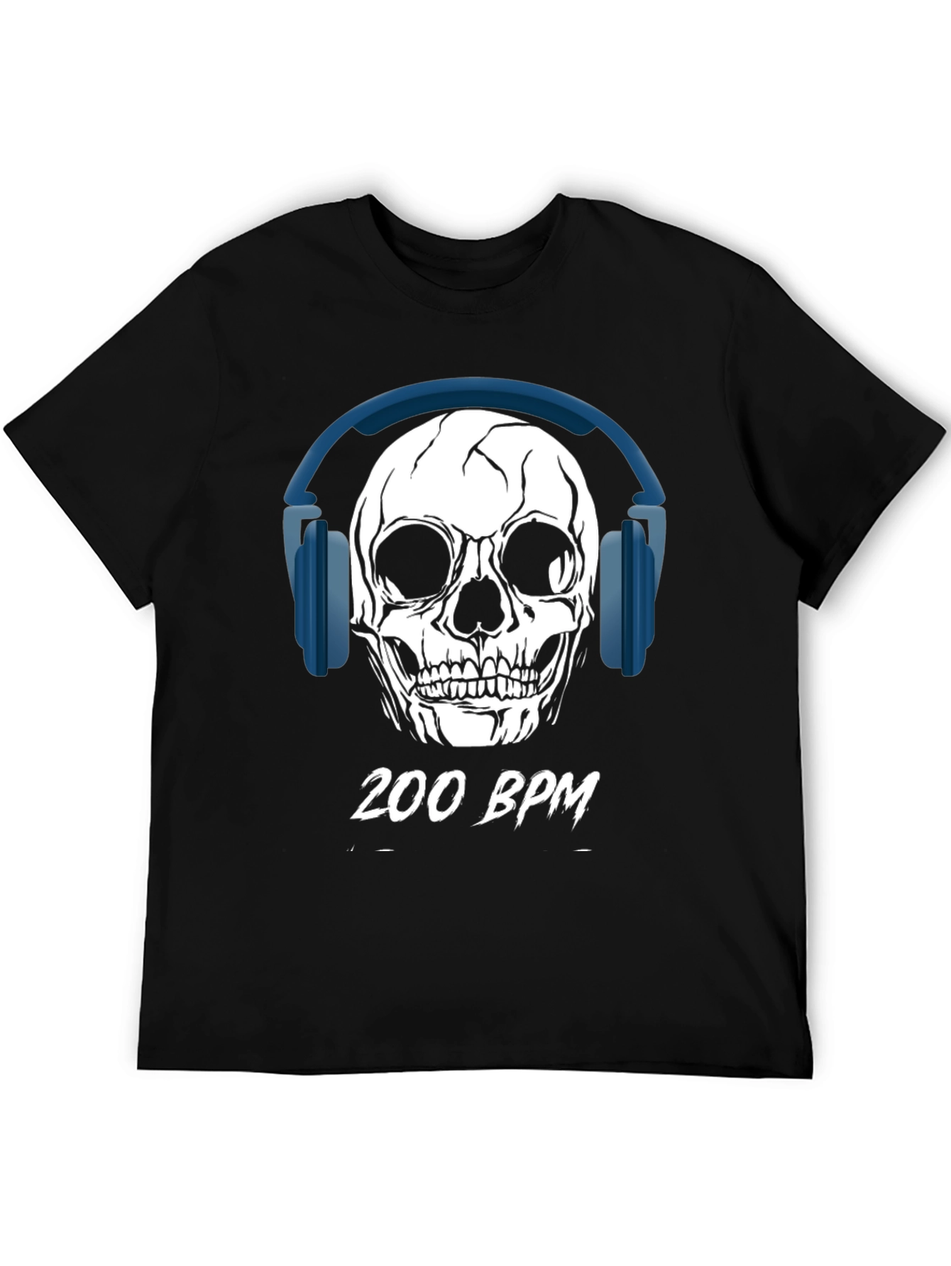 200 BPM Skull Graphic Tee