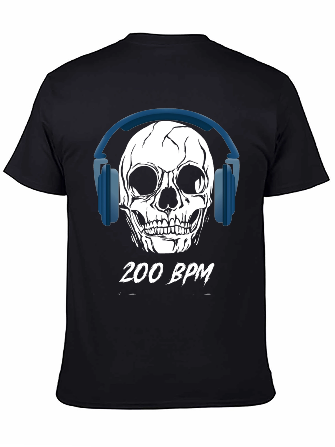 200 BPM Skull Graphic Tee