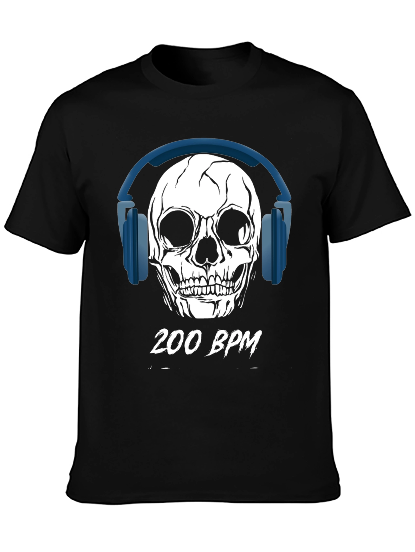 200 BPM Skull Graphic Tee