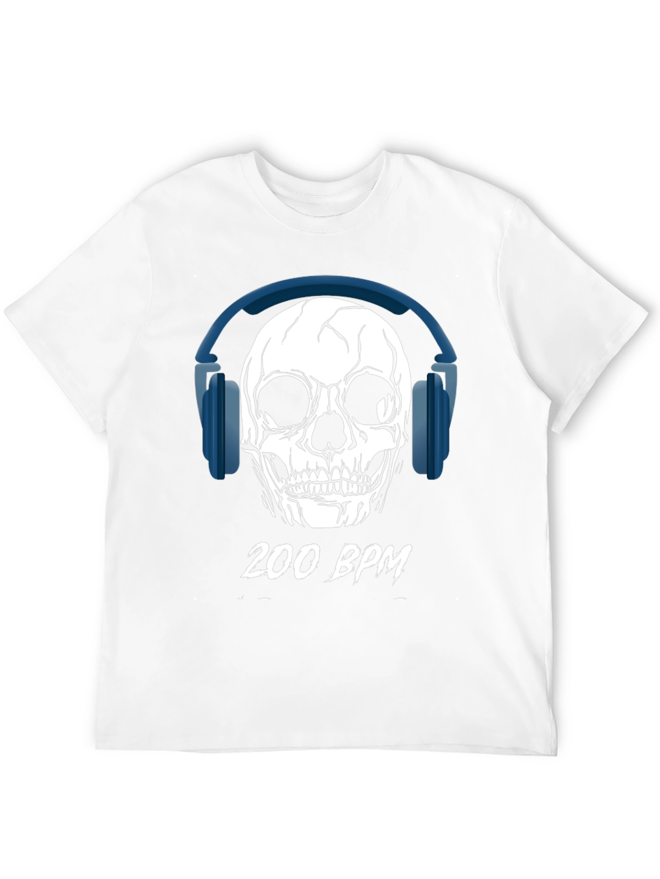 200 BPM Skull Graphic Tee