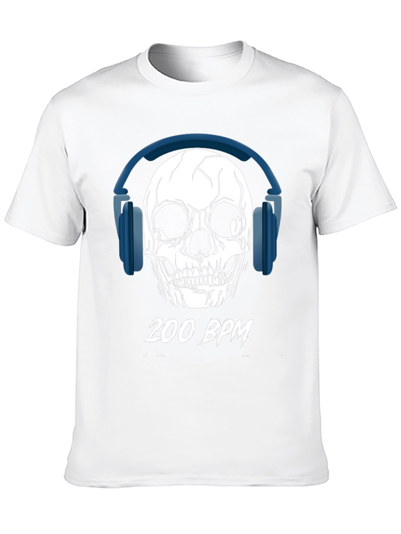 200 BPM Skull Graphic Tee