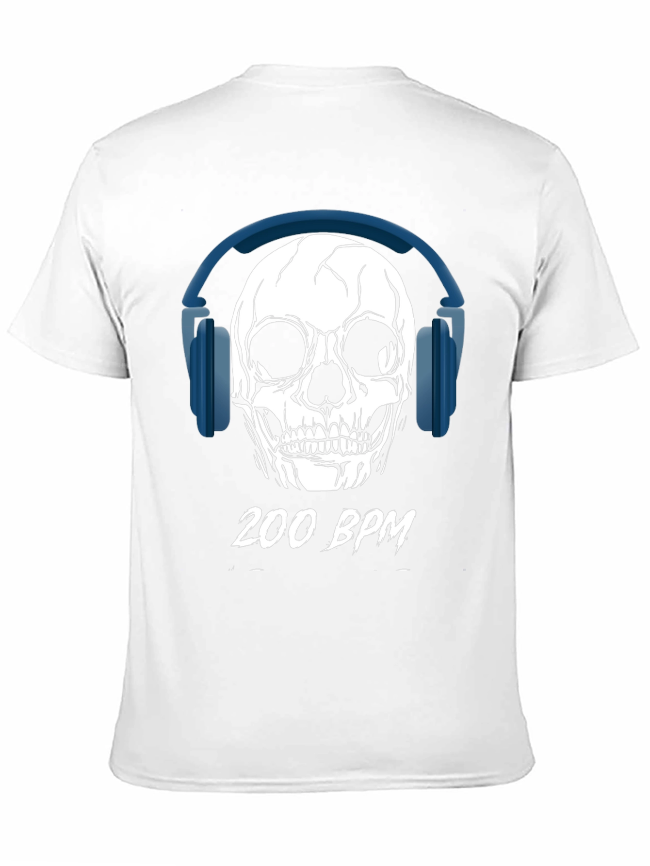 200 BPM Skull Graphic Tee