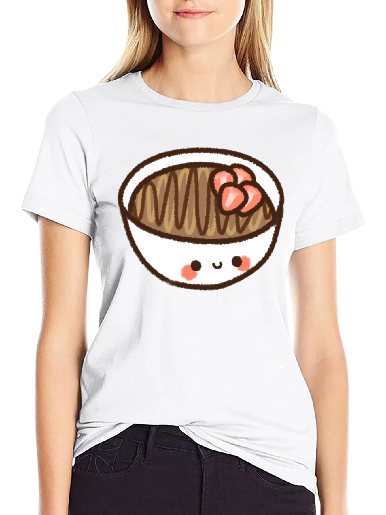 Kawaii Dessert Bowl Graphic Tee