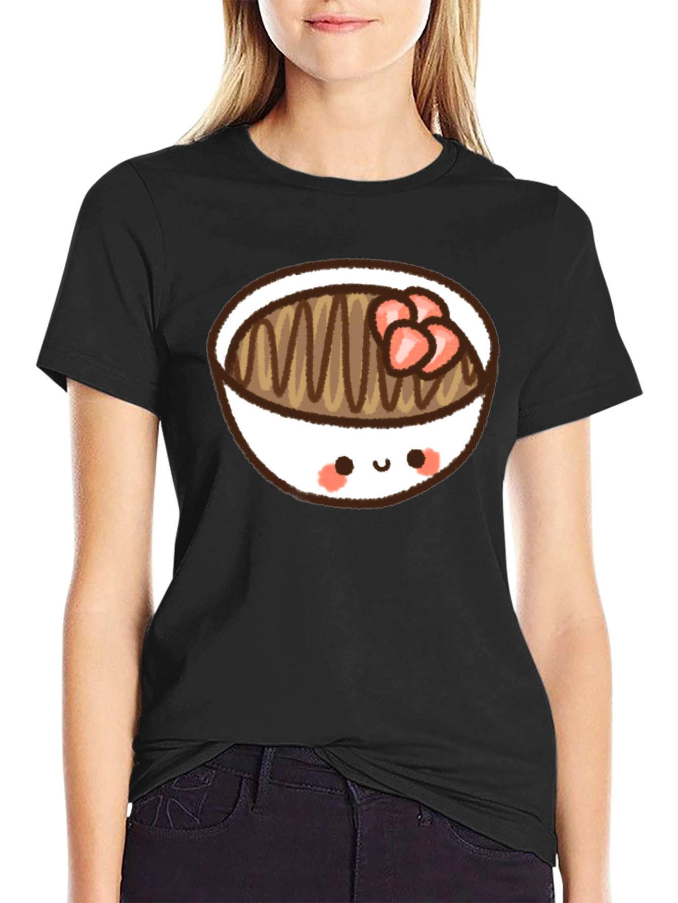 Kawaii Dessert Bowl Graphic Tee