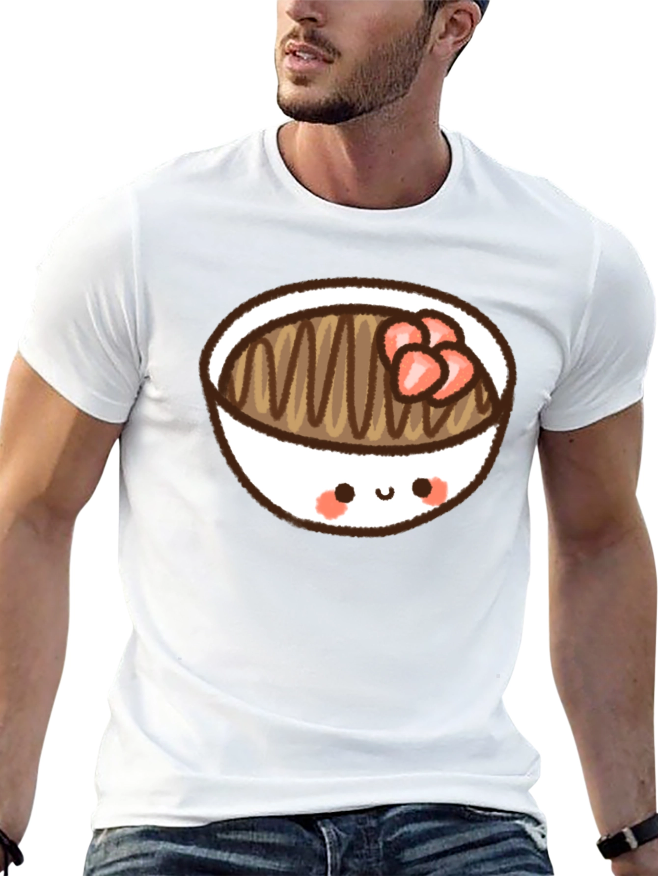 Kawaii Dessert Bowl Graphic Tee