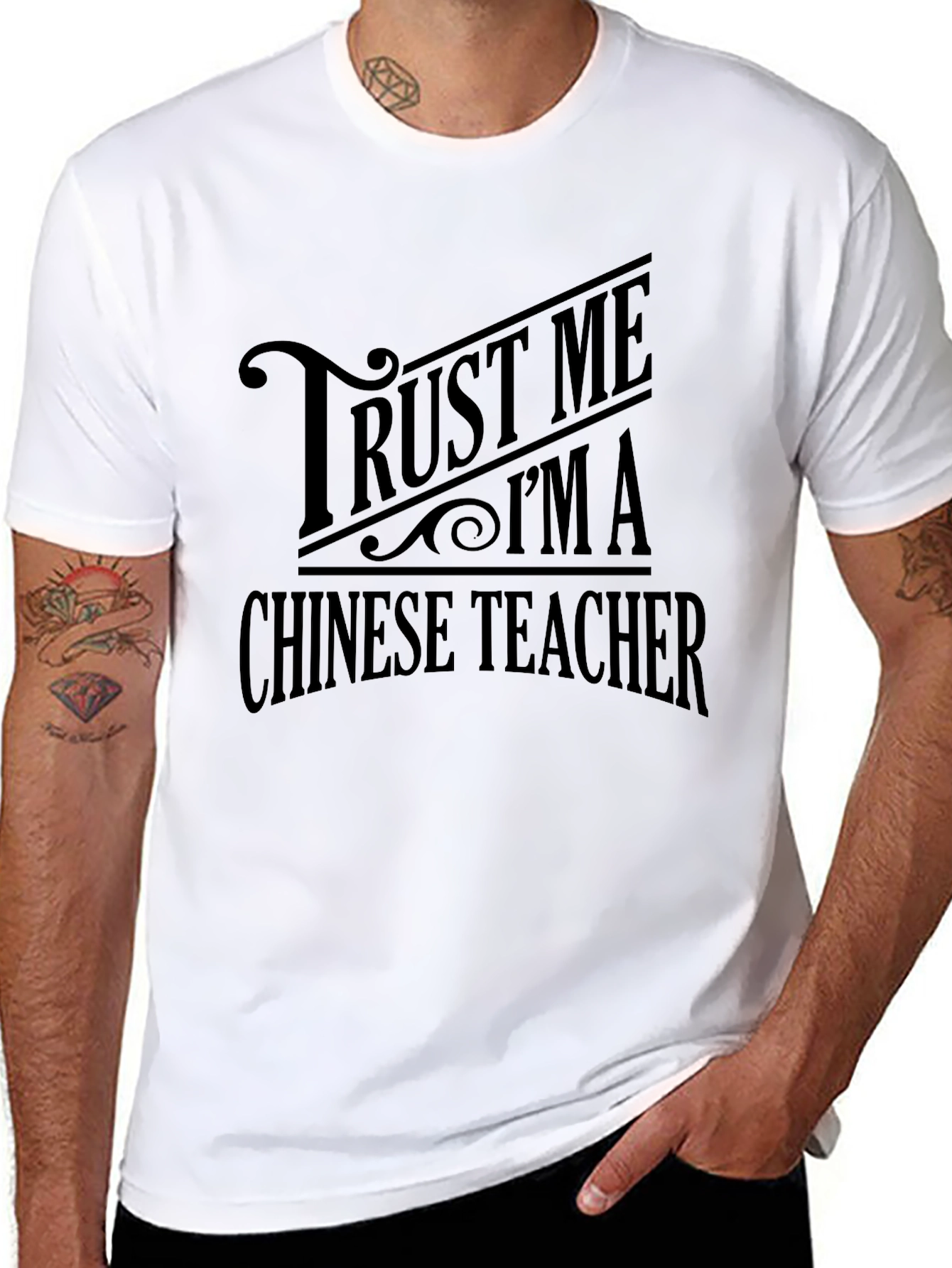 Trust Me Im a Chinese Teacher Graphic T-Shirt