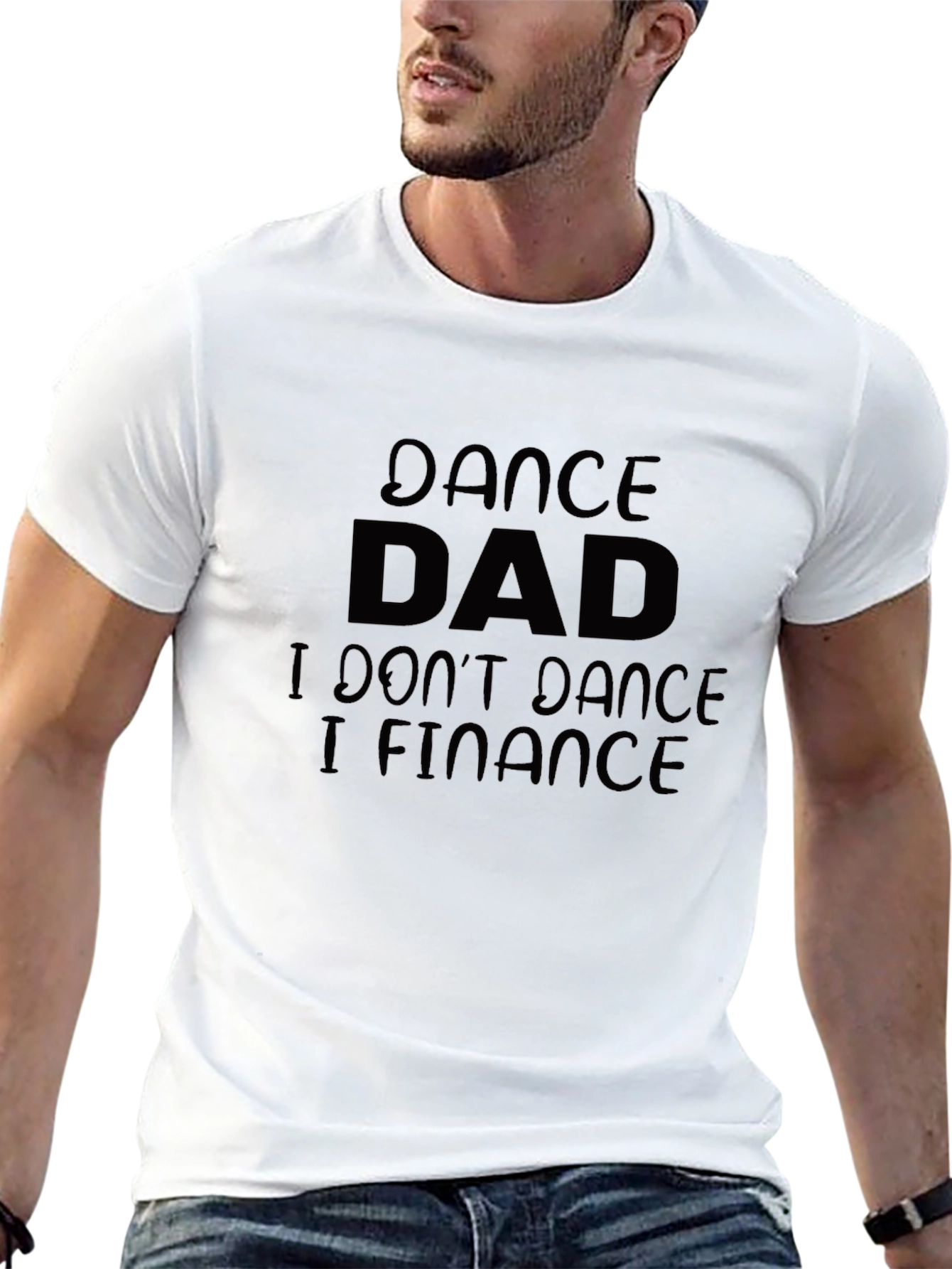 Dance Dad Finance T-Shirt - Black Cotton Tee