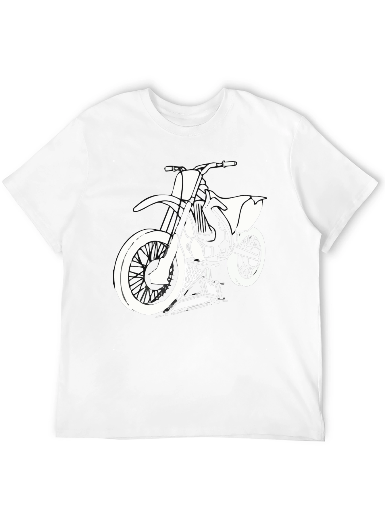 Dirt Bike Graphic Tee - Black