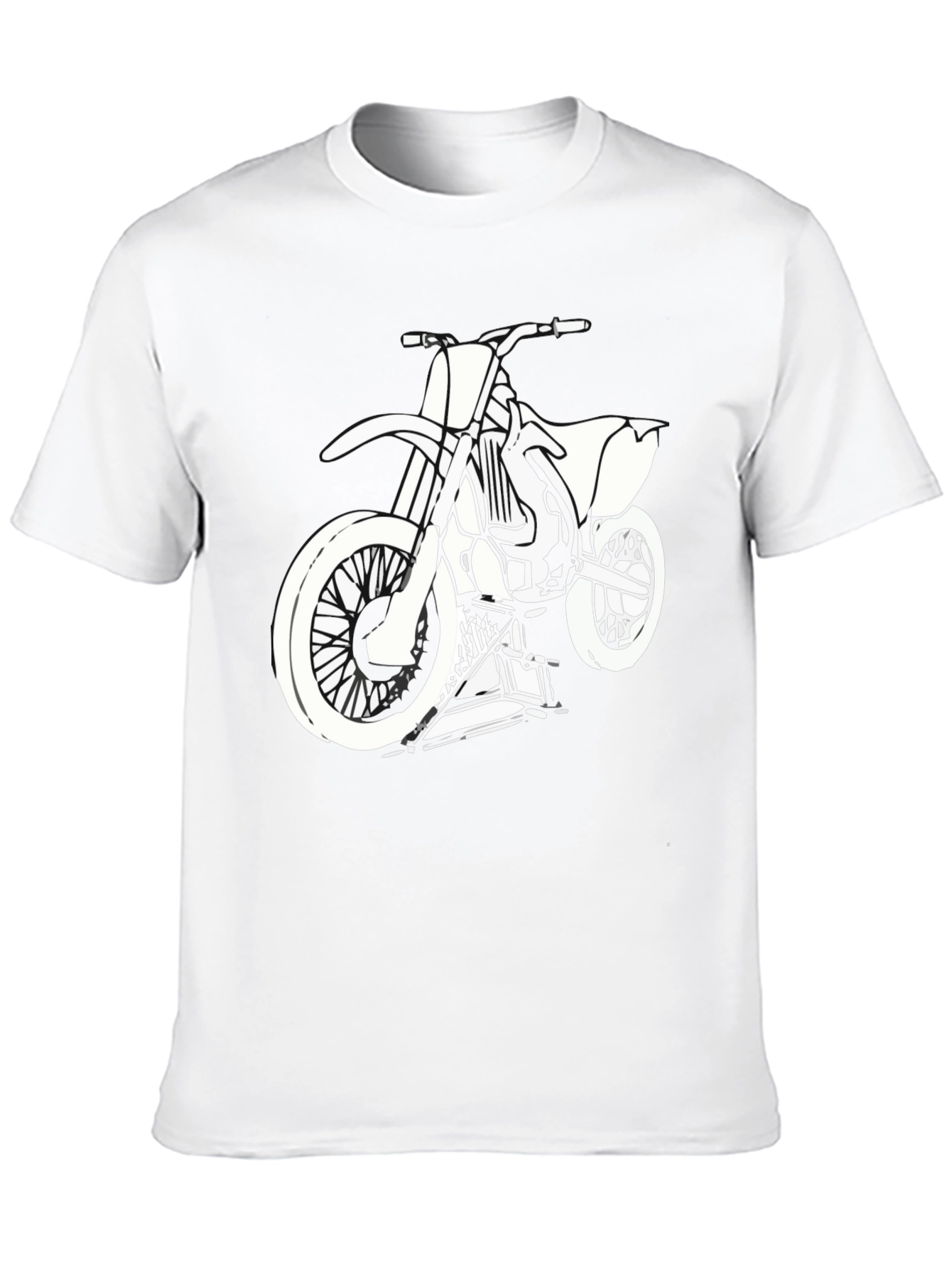 Dirt Bike Graphic Tee - Black