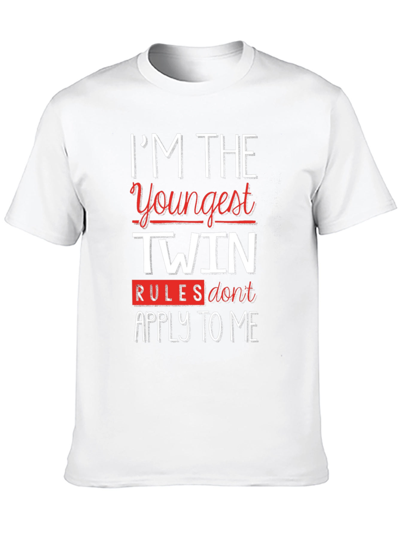 Im The Youngest Twin Funny T-Shirt