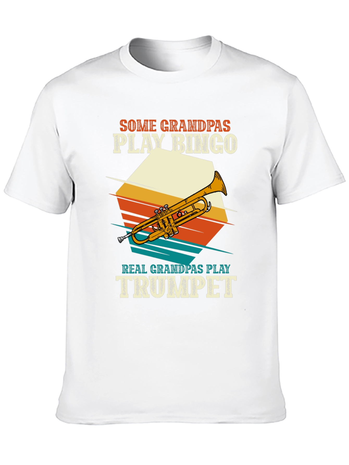 Grandpas Trumpet Tee: Musicians Gift