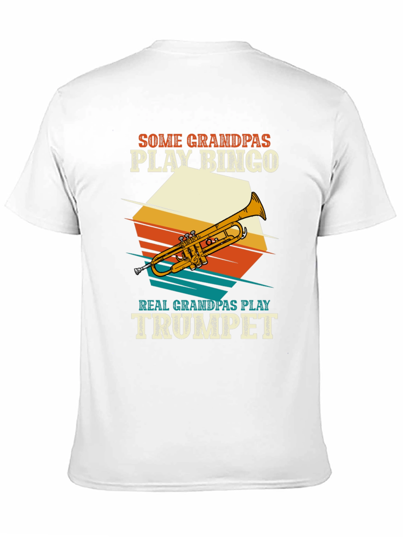 Grandpas Trumpet Tee: Musicians Gift
