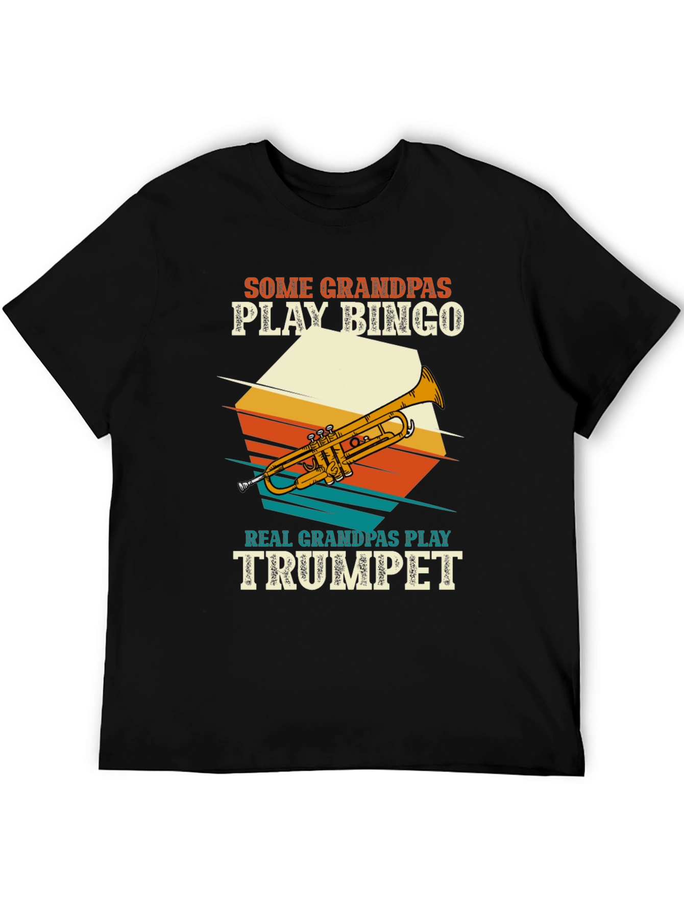 Grandpas Trumpet Tee: Musicians Gift