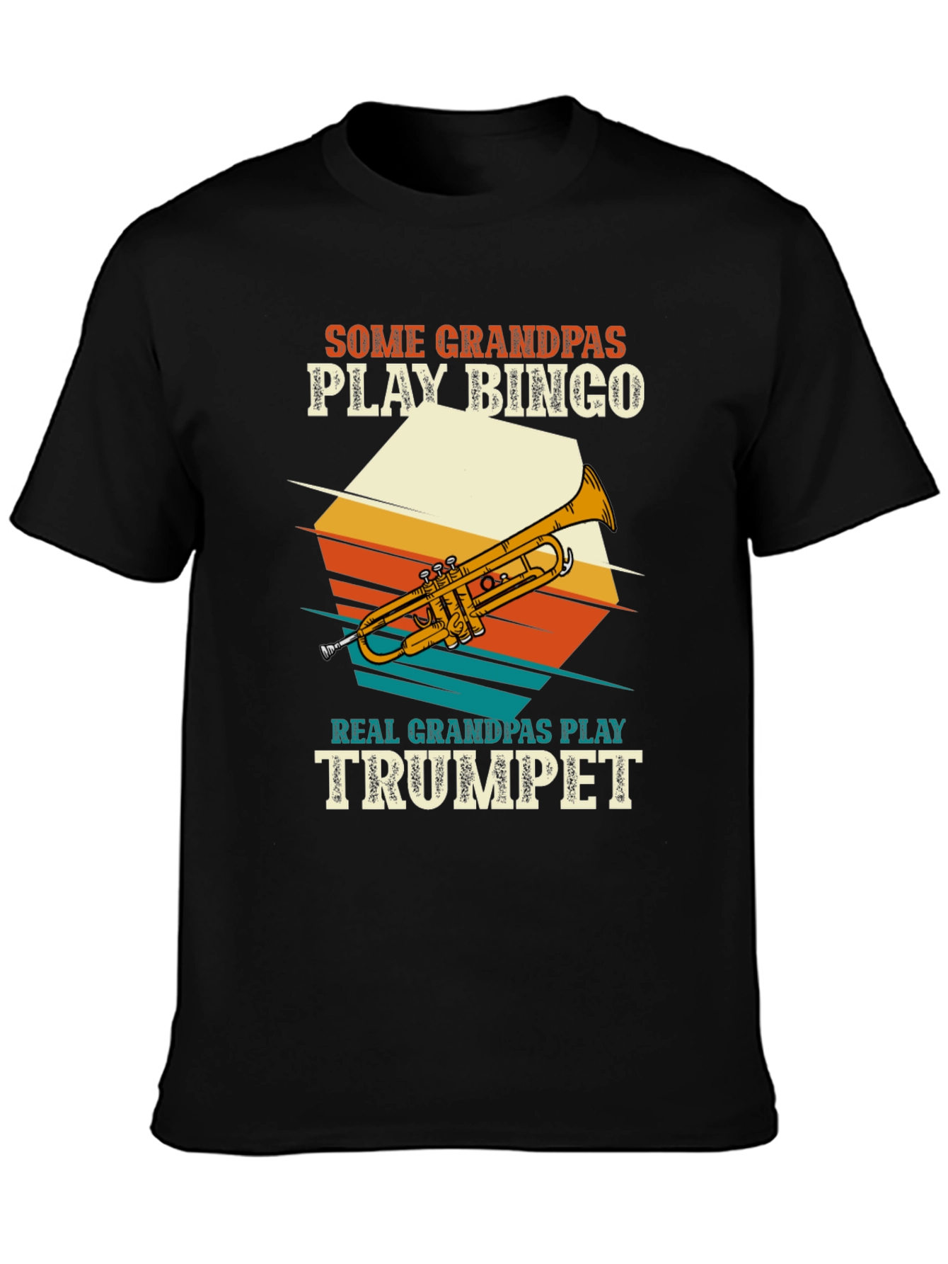 Grandpas Trumpet Tee: Musicians Gift