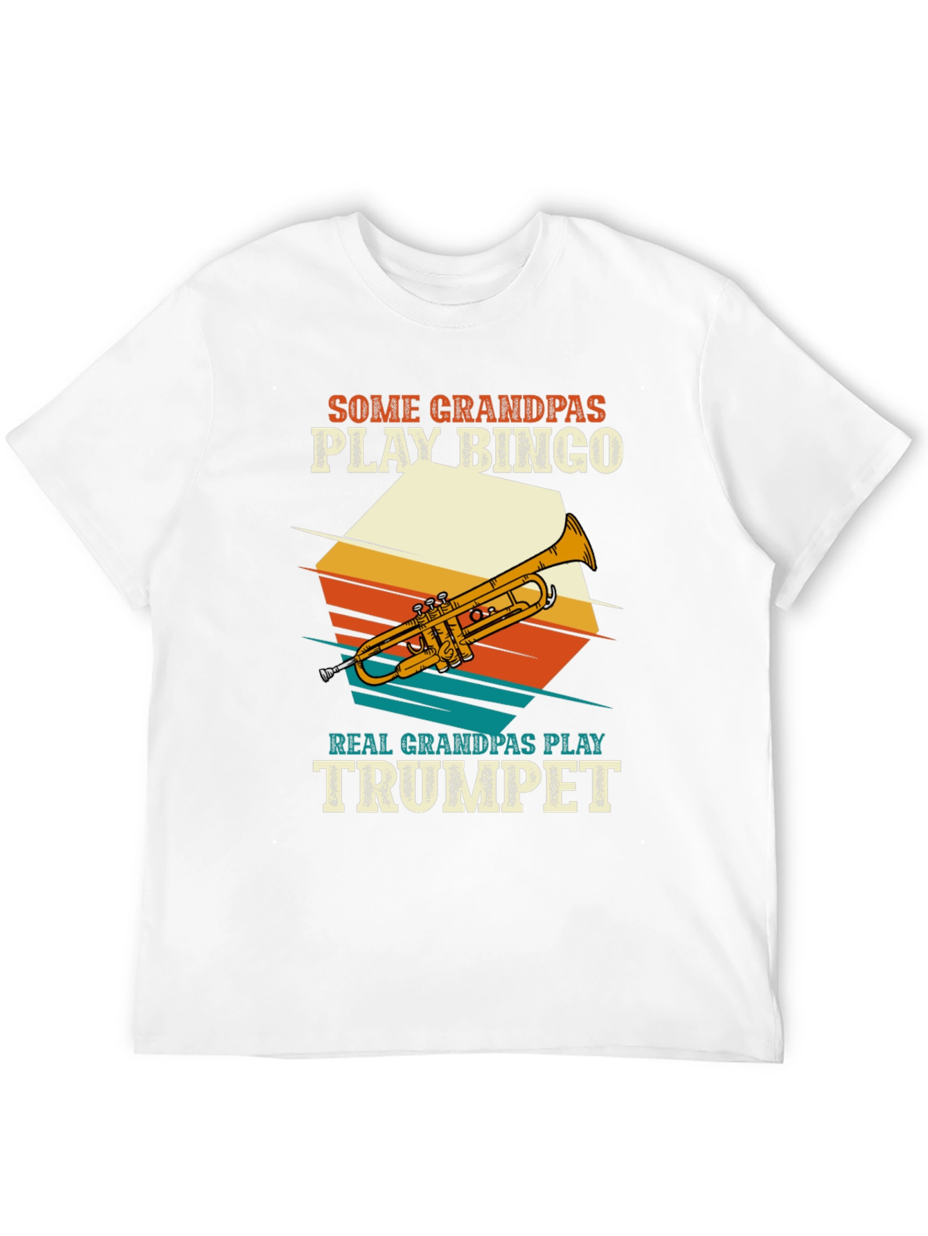 Grandpas Trumpet Tee: Musicians Gift