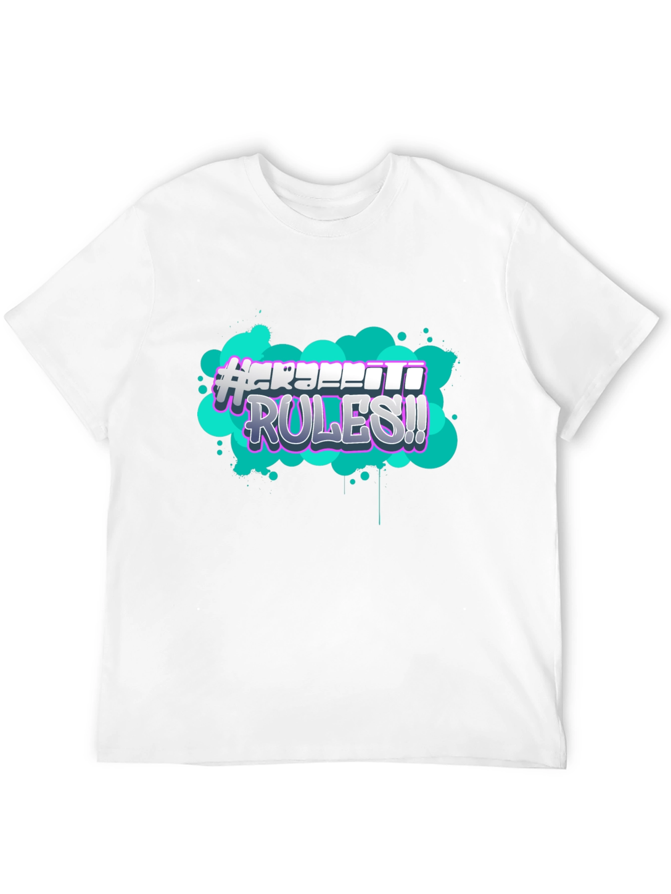 Graffiti Rules Graphic T-Shirt