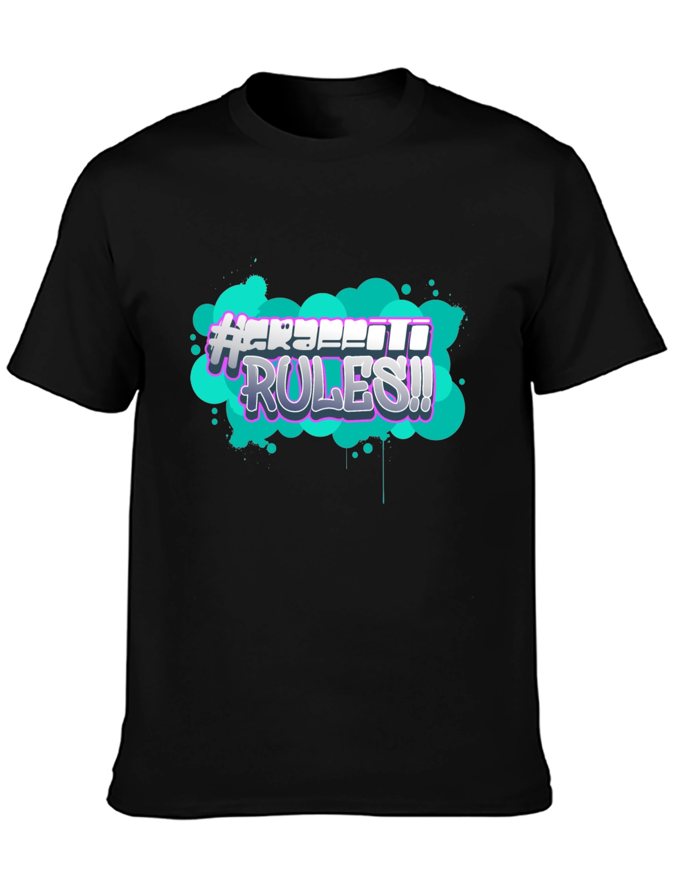 Graffiti Rules Graphic T-Shirt