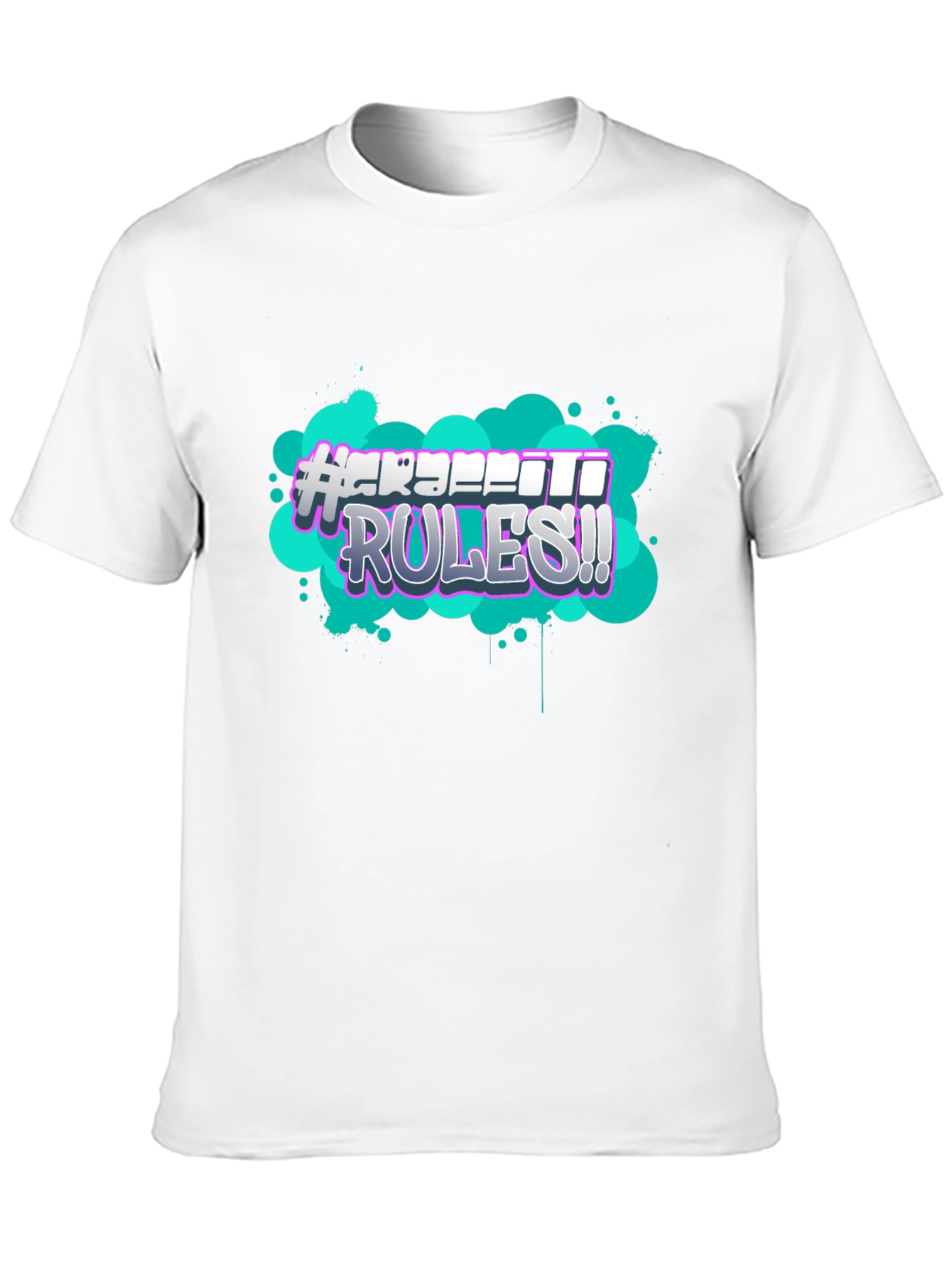 Graffiti Rules Graphic T-Shirt