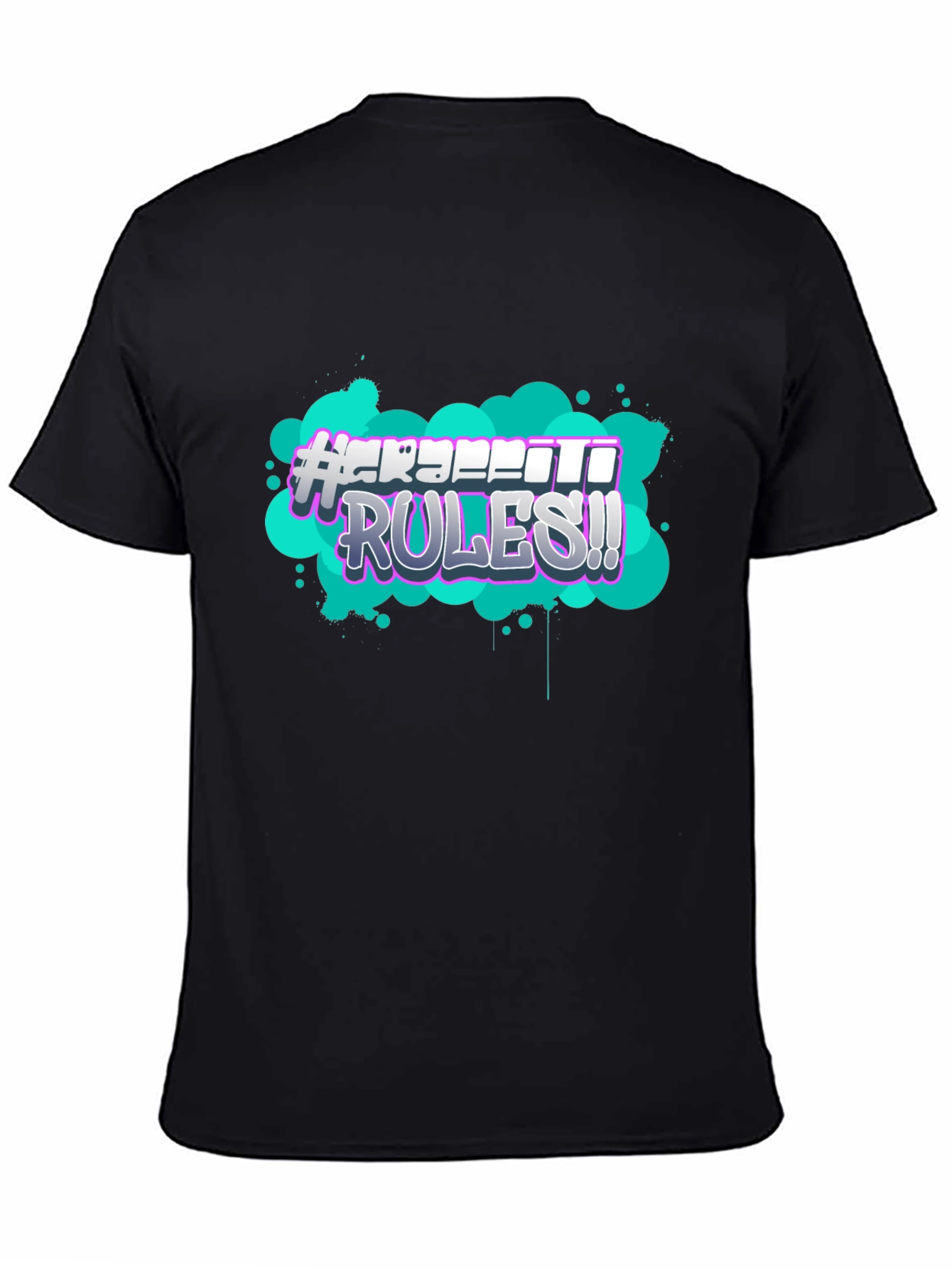 Graffiti Rules Graphic T-Shirt