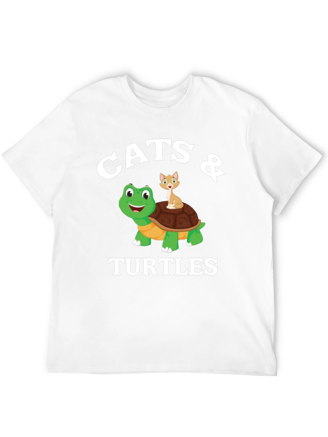 Cats & Turtles Graphic T-Shirt