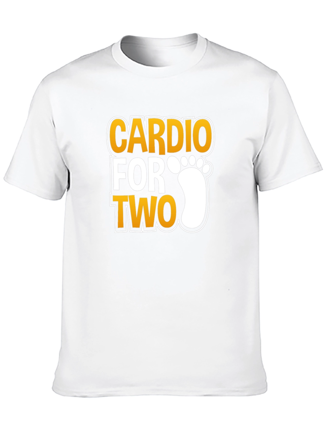 Cardio For Two T-Shirt - Pregnancy Announcement Tee