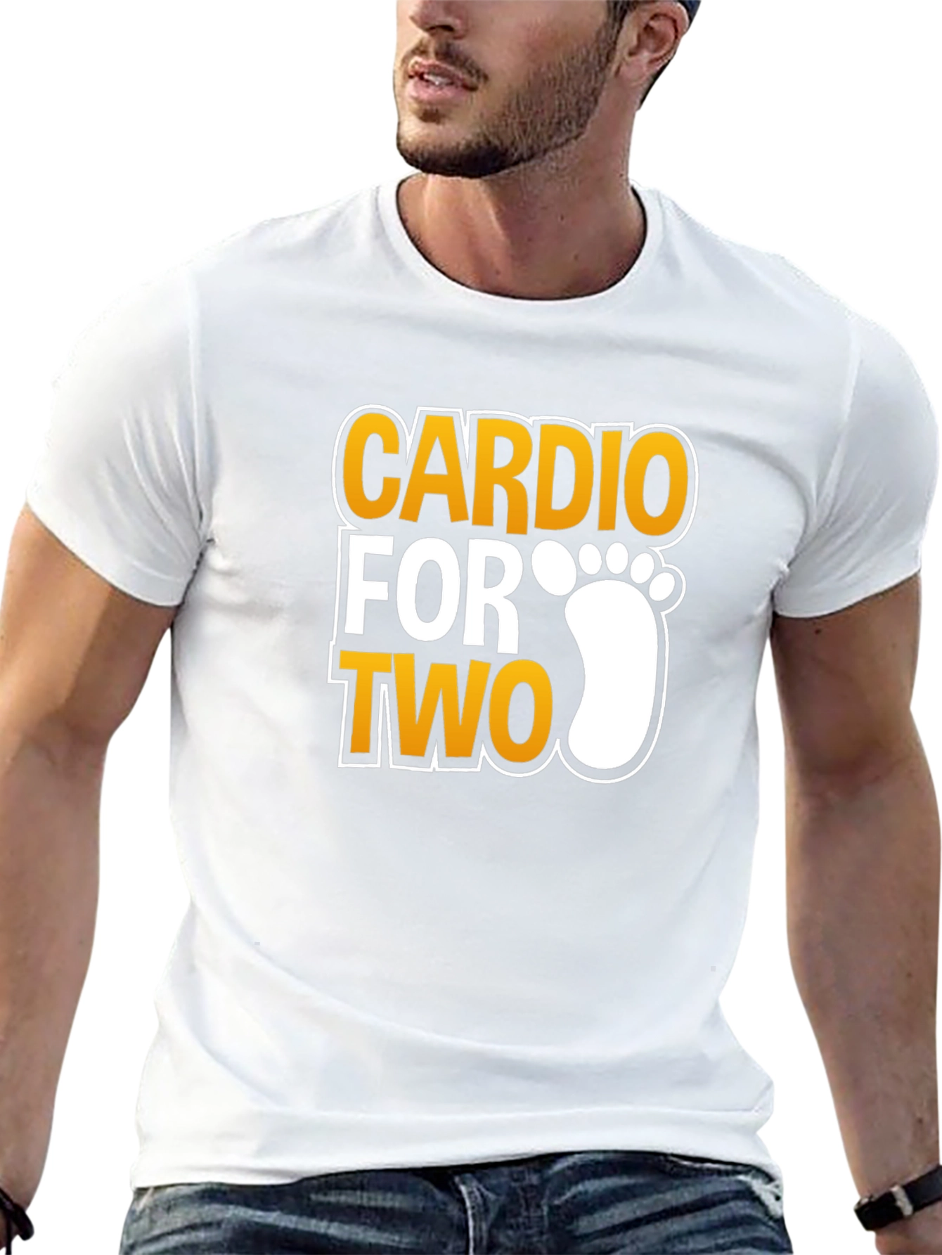 Cardio For Two T-Shirt - Pregnancy Announcement Tee