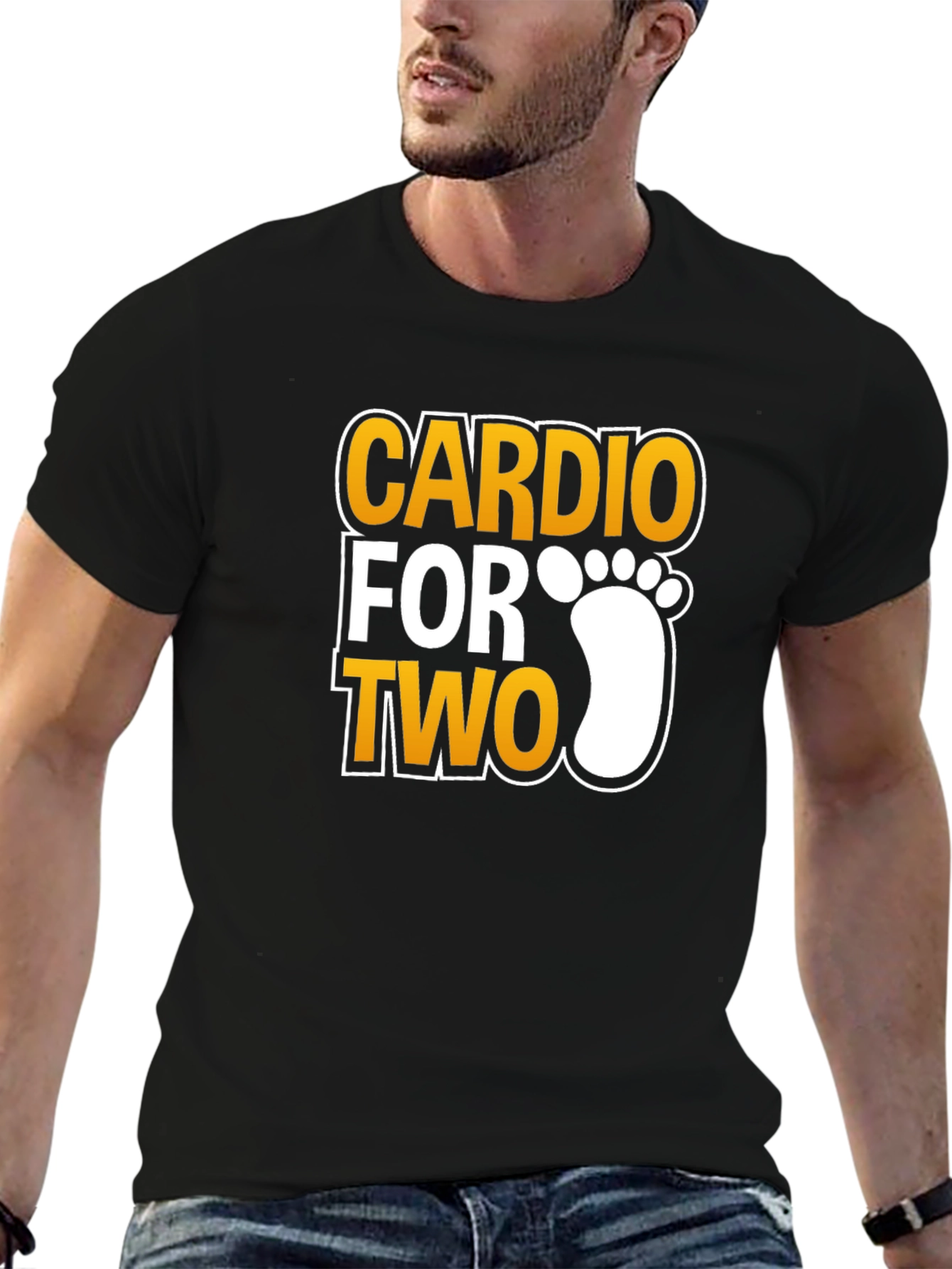 Cardio For Two T-Shirt - Pregnancy Announcement Tee