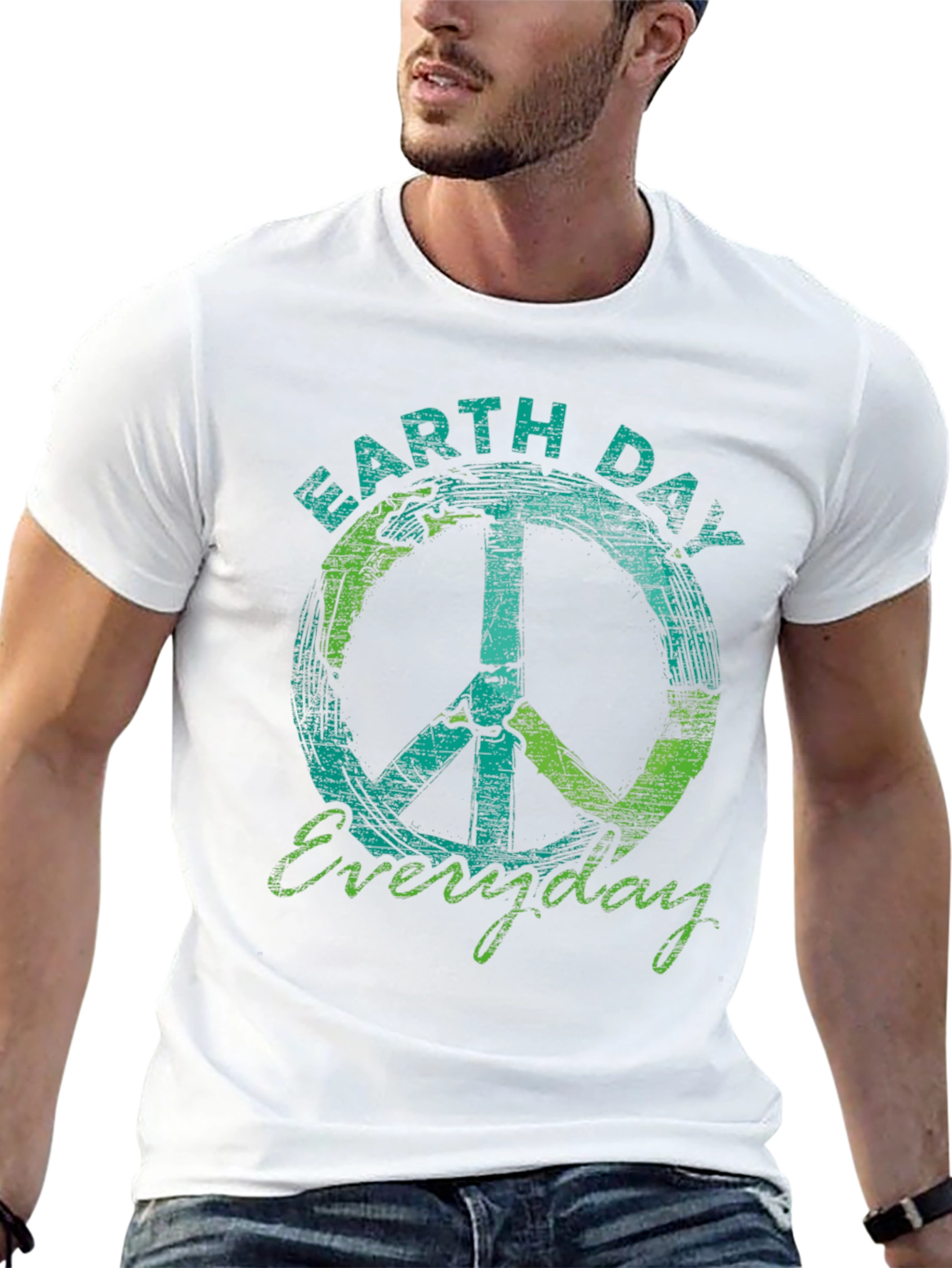 Earth Day Everyday Peace Sign T-Shirt