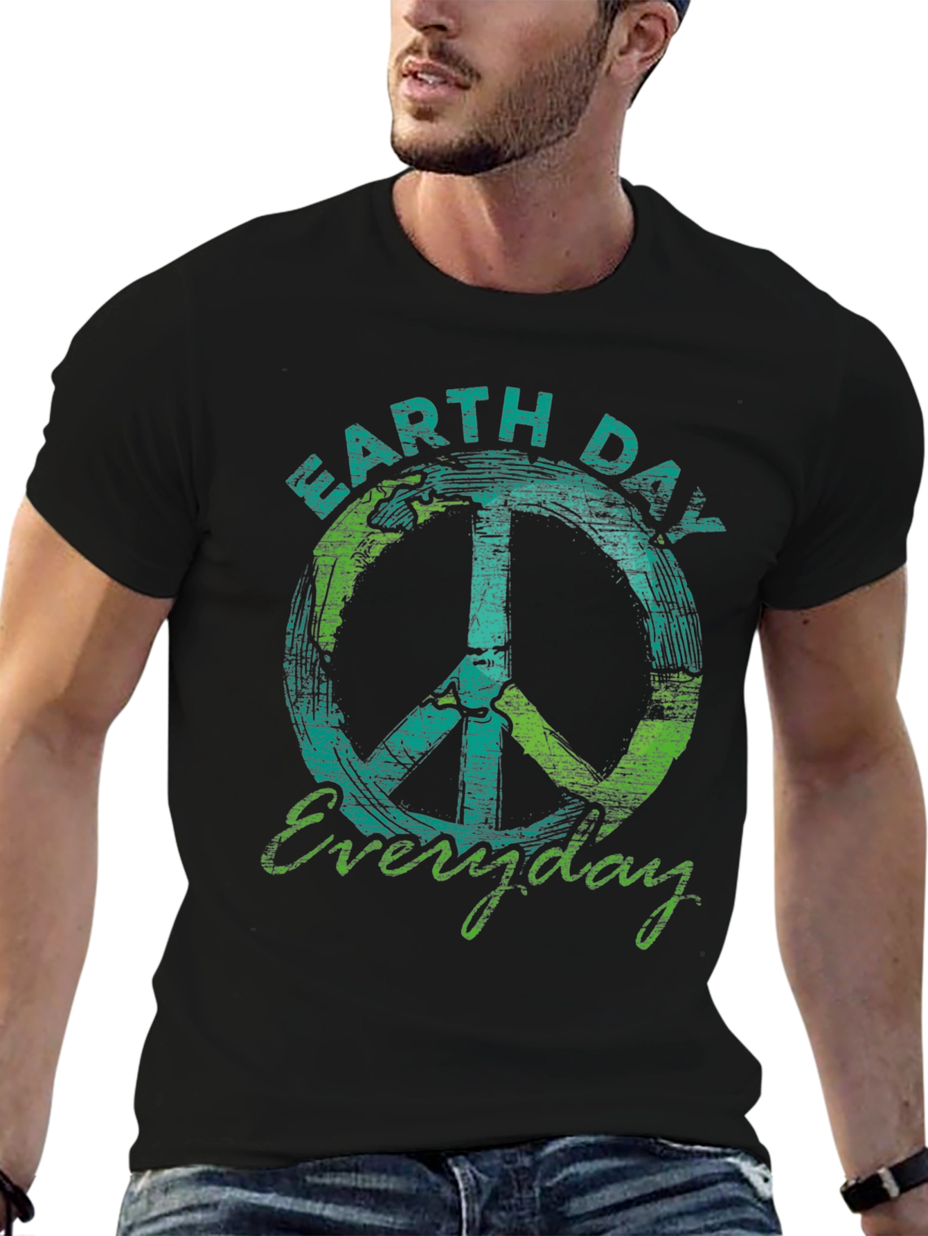 Earth Day Everyday Peace Sign T-Shirt