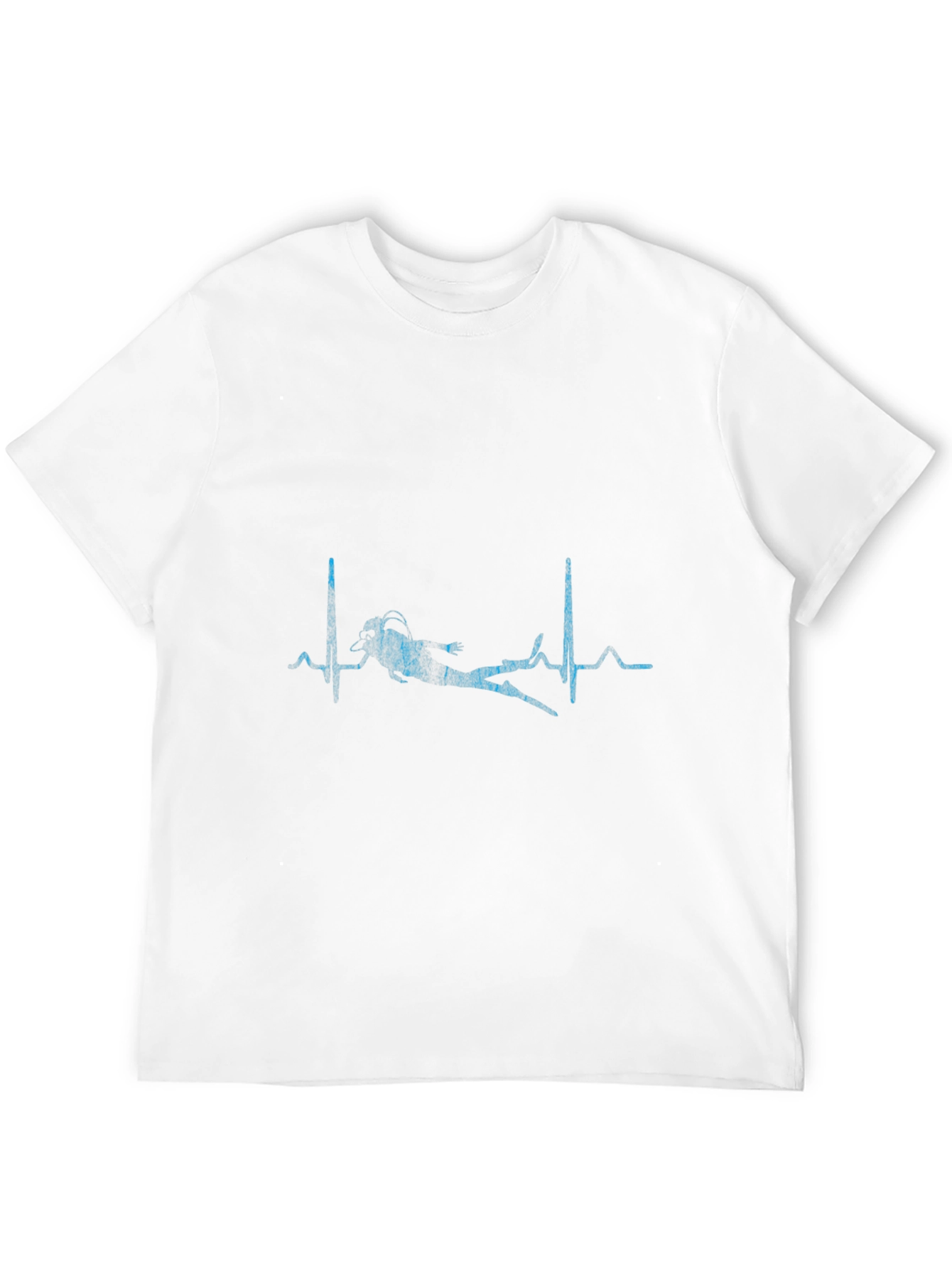 Scuba Diver Heartbeat T-Shirt